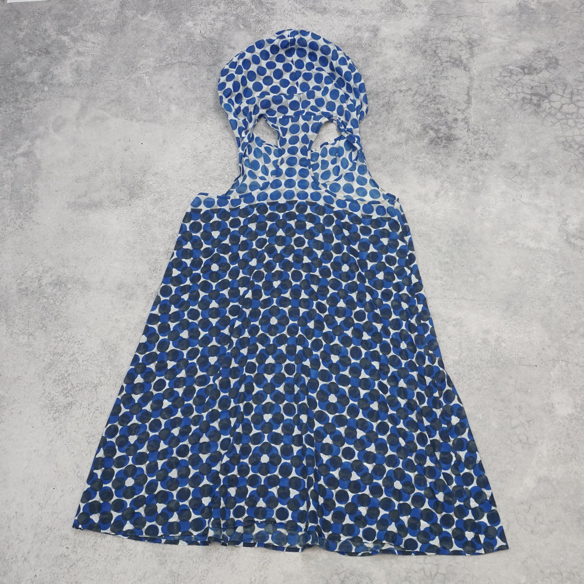 Zuczug Polka Dot Hooded Dress