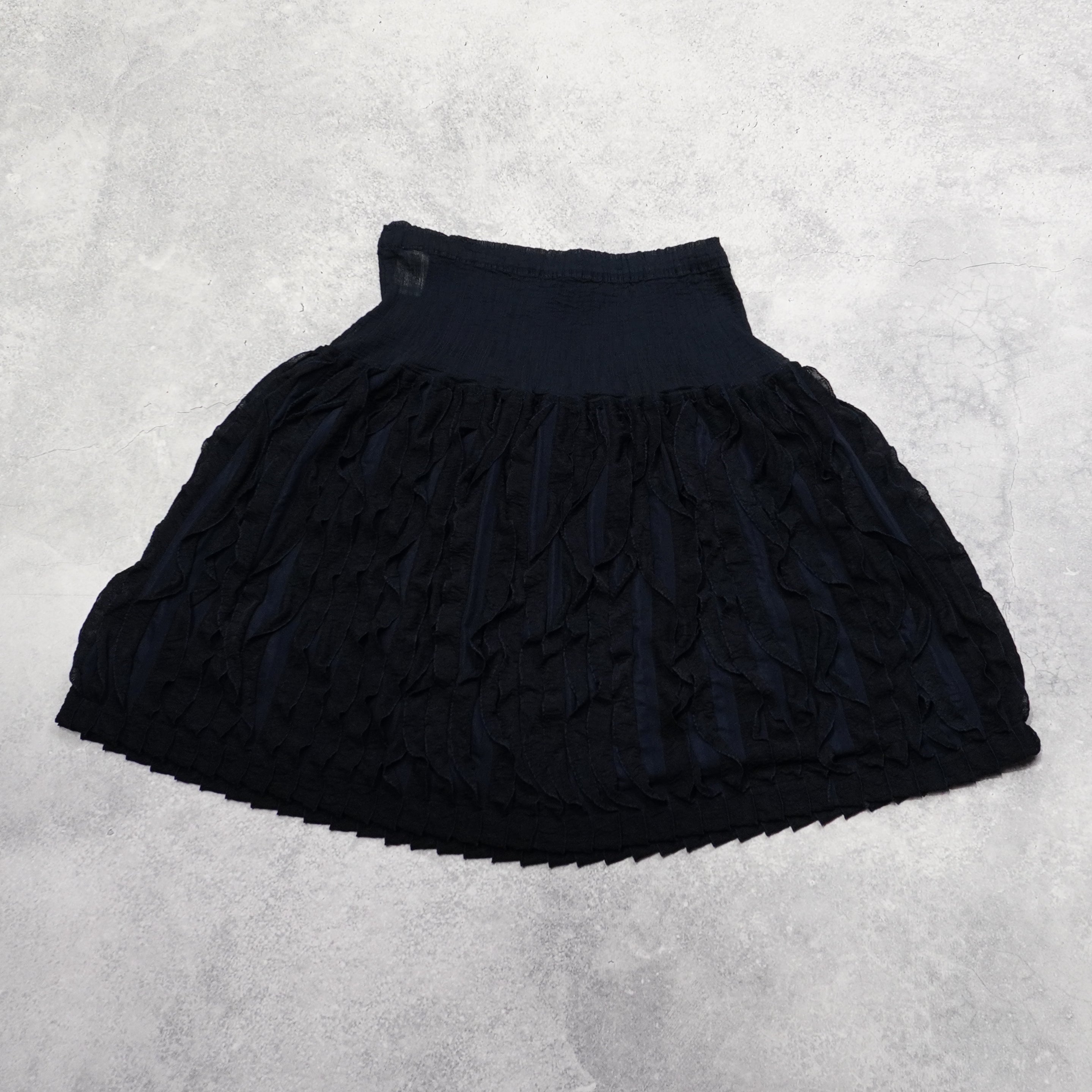 Issey Miyake ME Ruffled Mini Skirt
