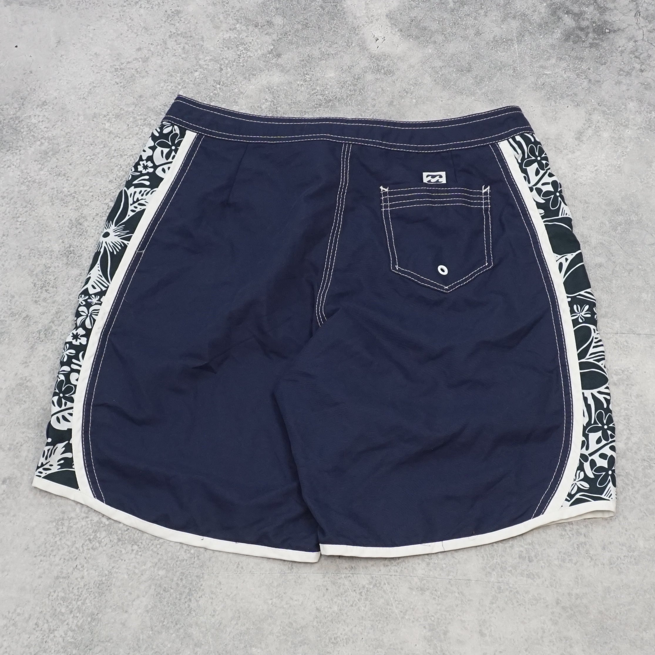 2000s Billabong Floral Side Panel Board Shorts