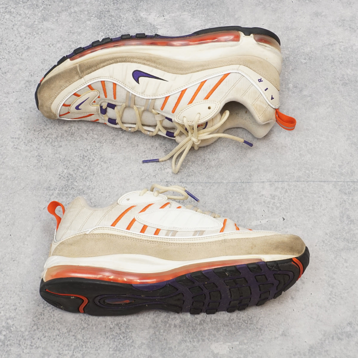 2000s Nike Air Max 98 Sail Purple Shoes