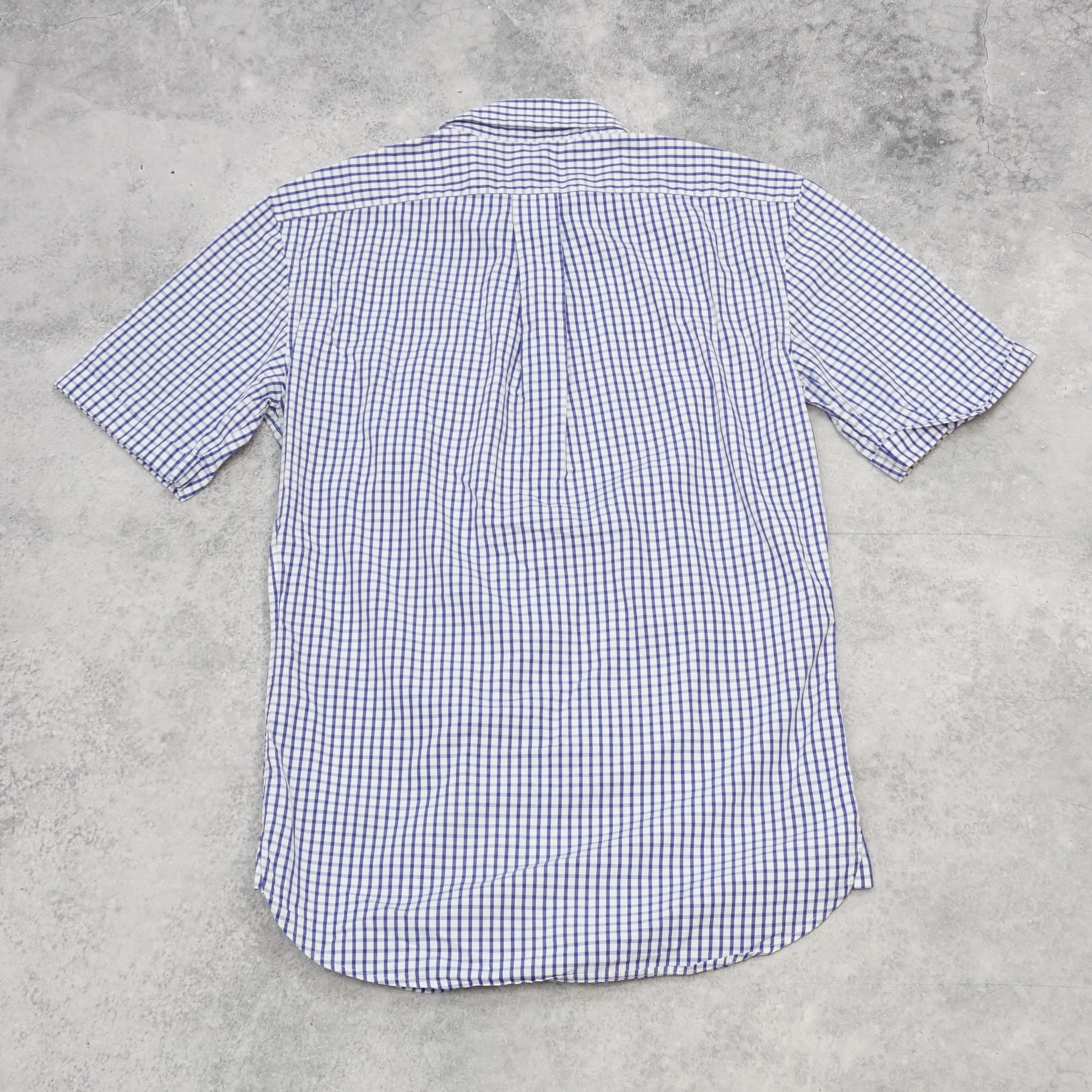 2000s Alexander McQueen Gingham Short Sleeve Shirt