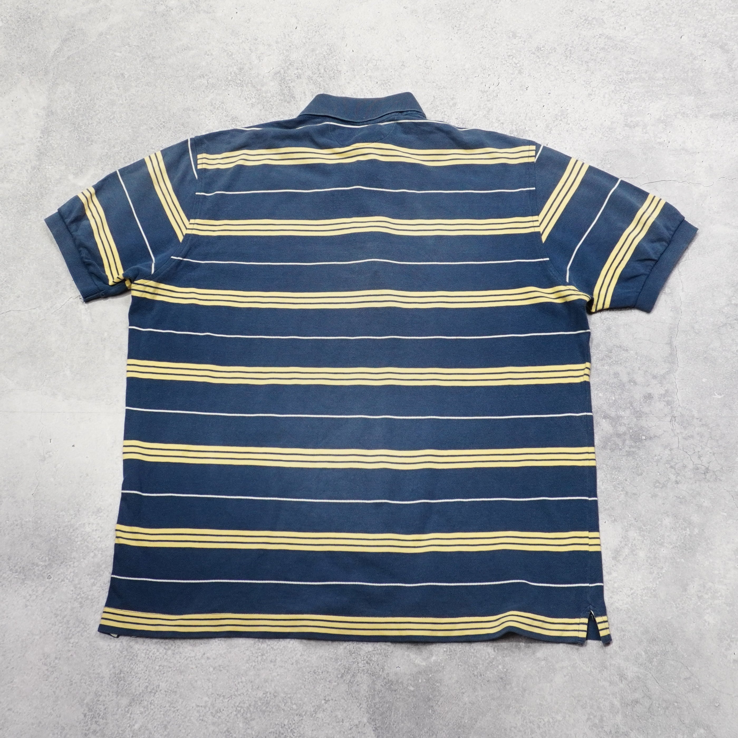 2000s Burberry Striped Polo