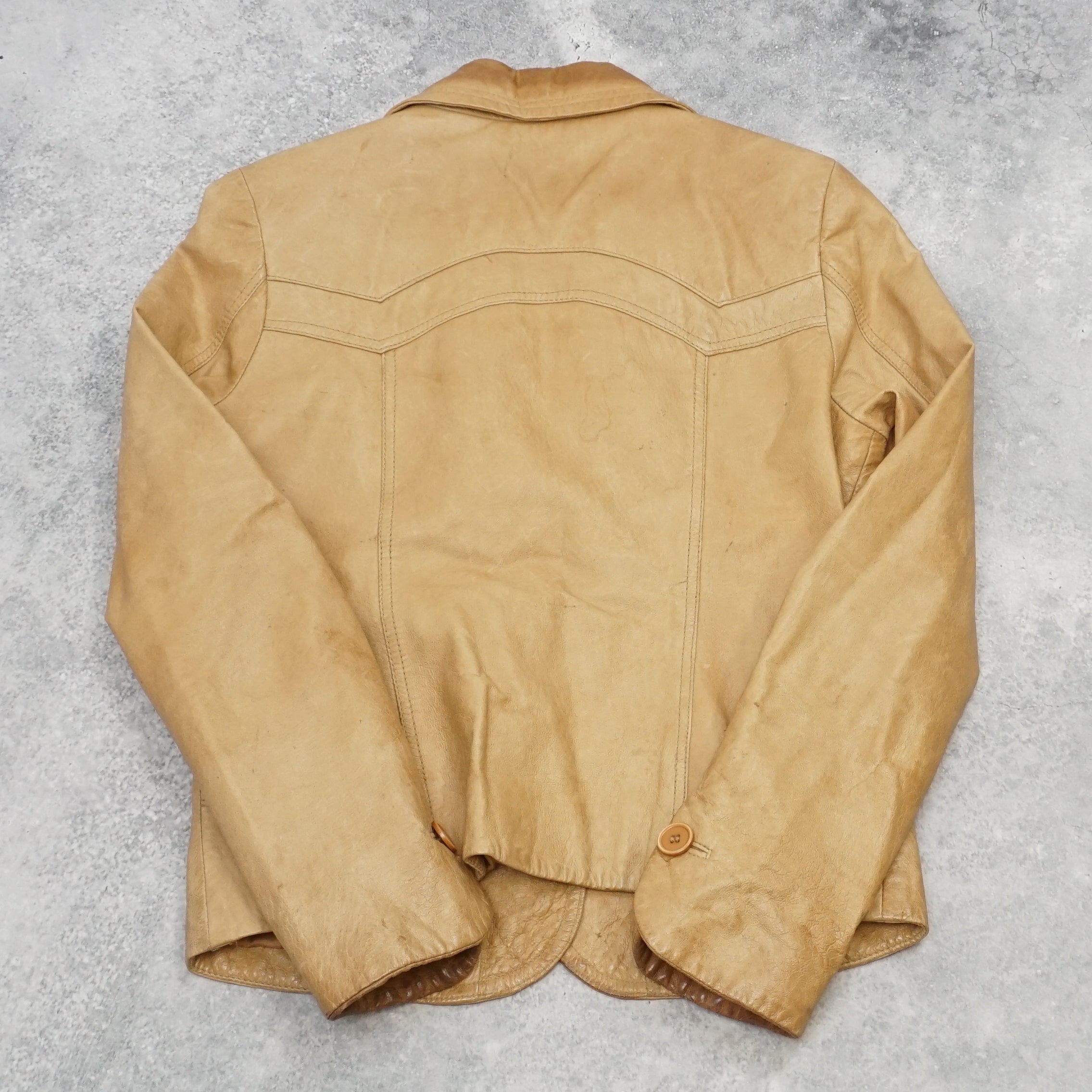 2000s Just Jeans Luxurious Genuine Leather Blazer