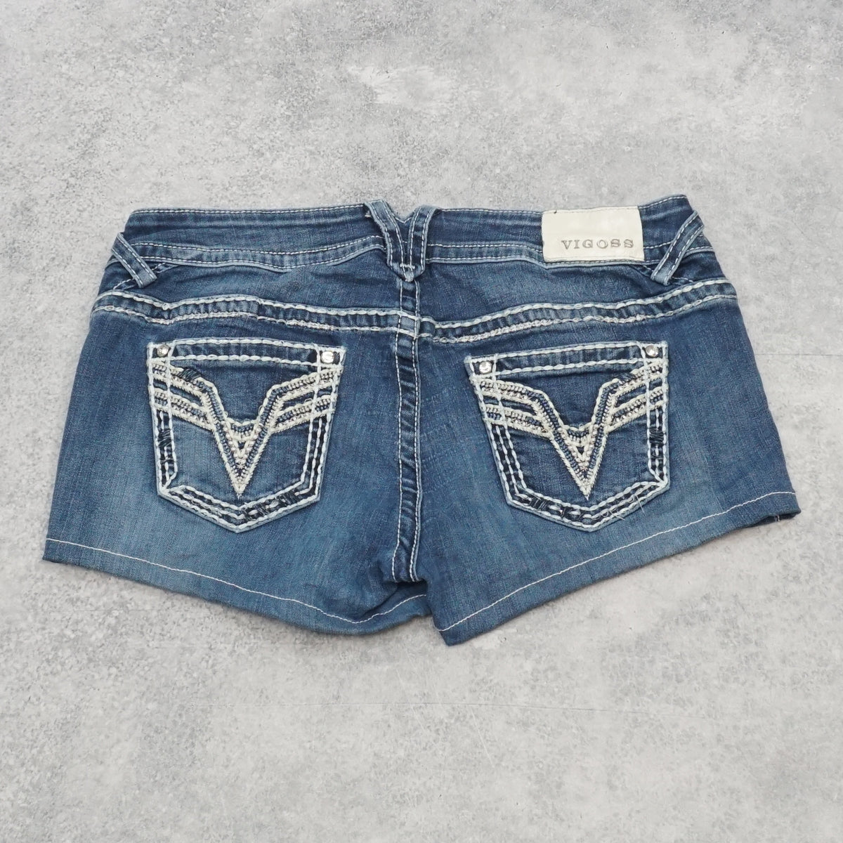 2000s Vigoss Low Rise Embellished Jorts