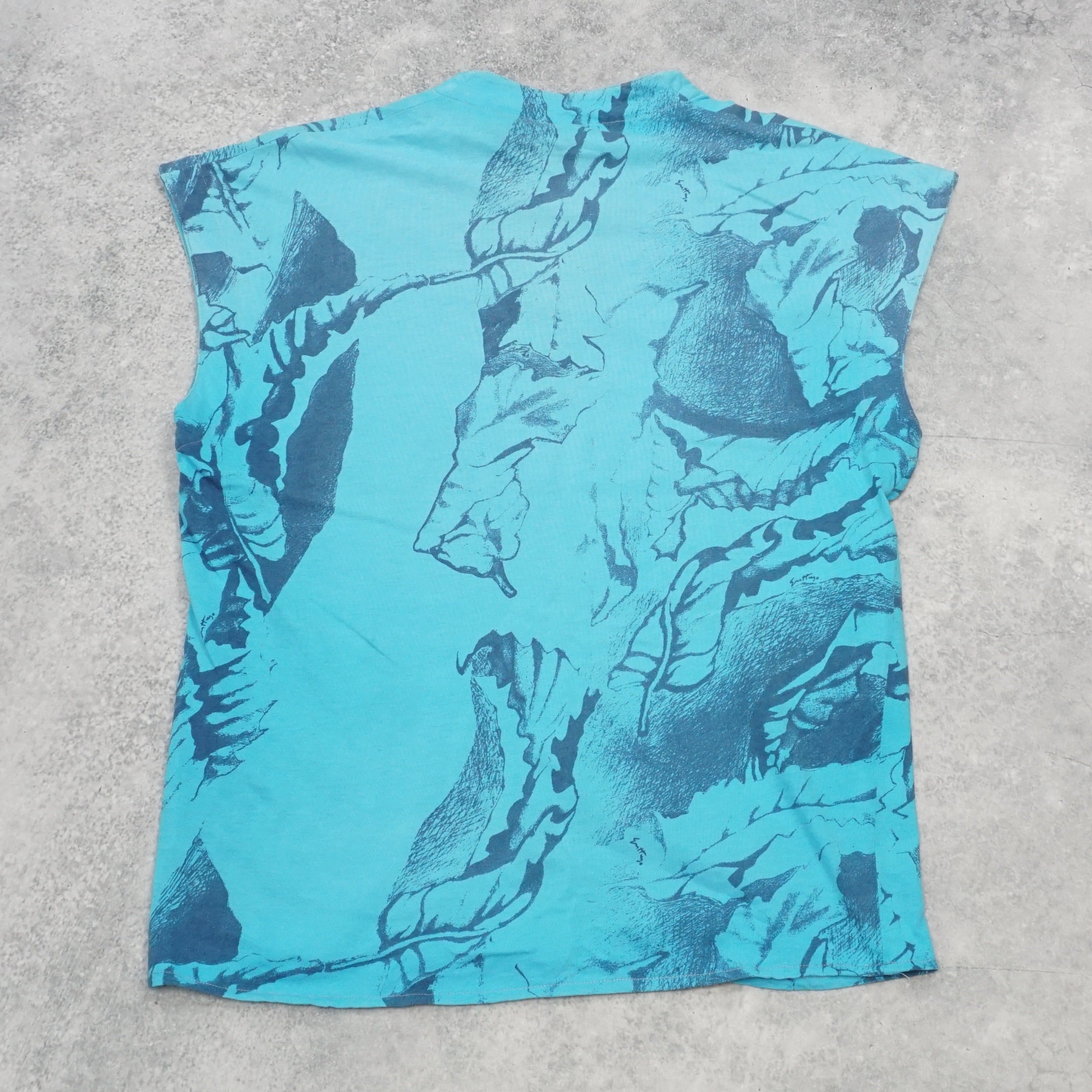 90s Trussardi Graphic Pattern Top