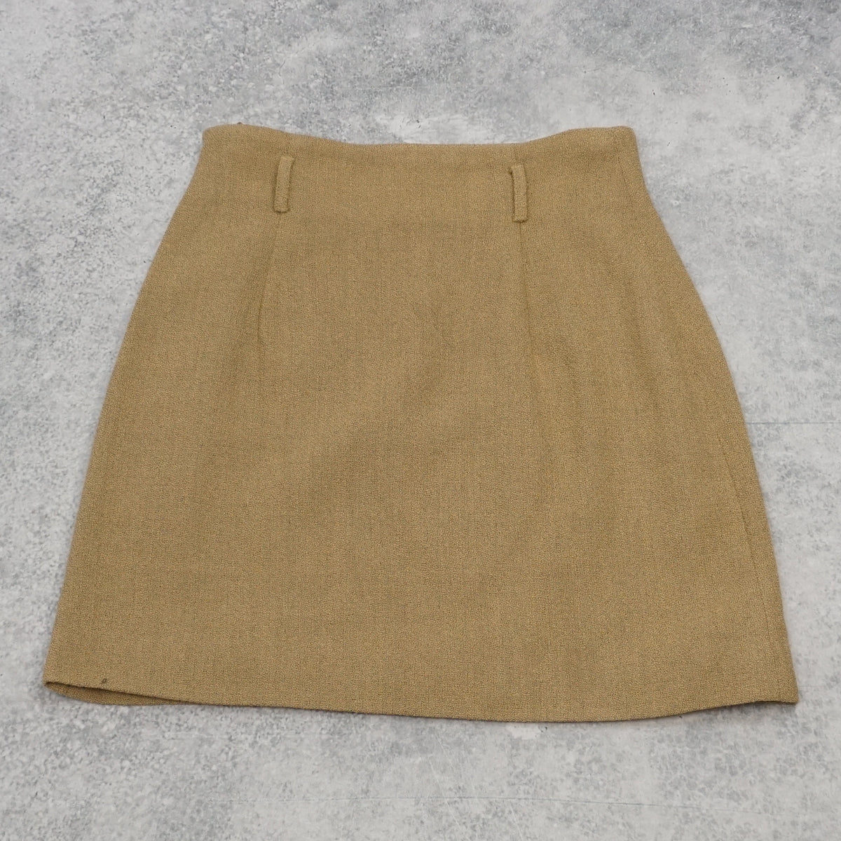 90s Dolce & Gabbana Wool High Waisted Skirt