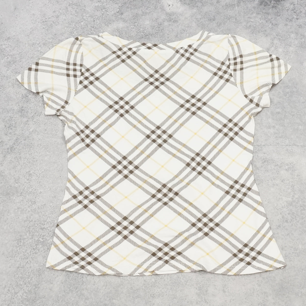 2000s Burberry Blue Label Nova Check T-Shirt