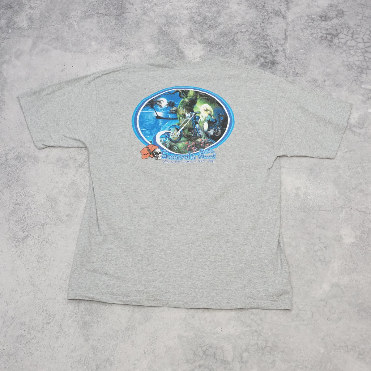 2000s Gildan Seacrets Bike Week Graphic T-Shirt
