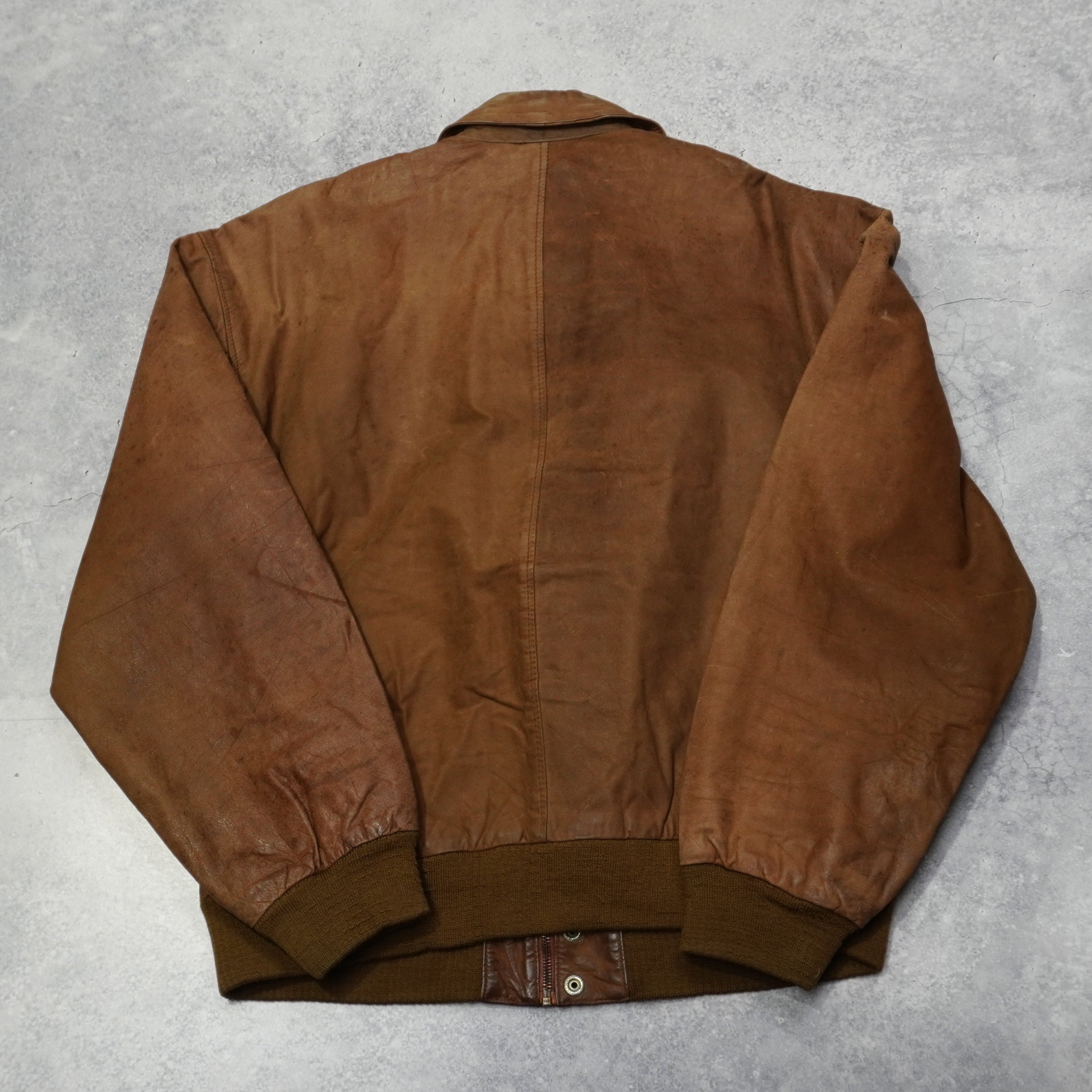 90s Adventure Bound Aviator Leather Jacket
