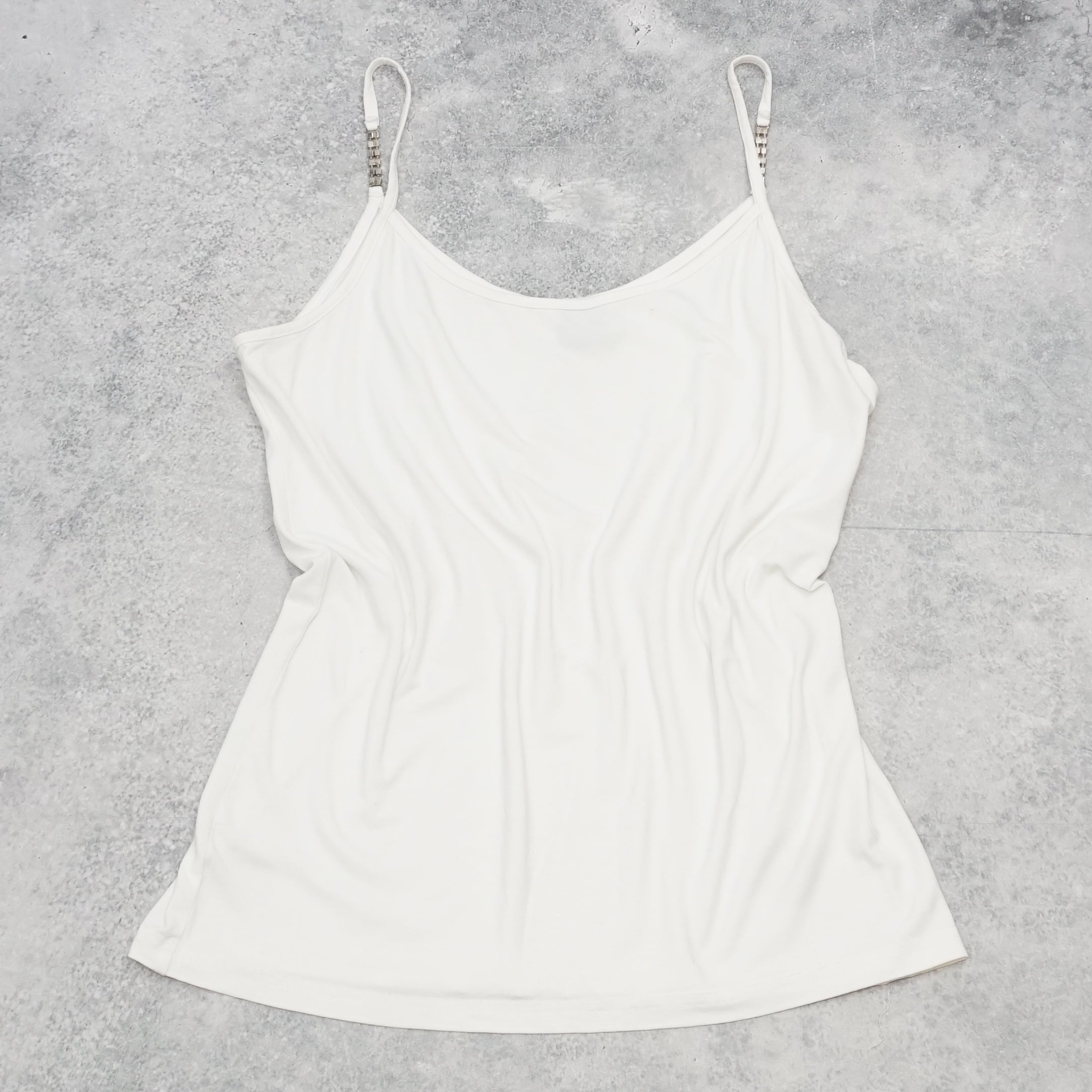 2000s Dolce & Gabbana Rhinestone Embellished Cami Top