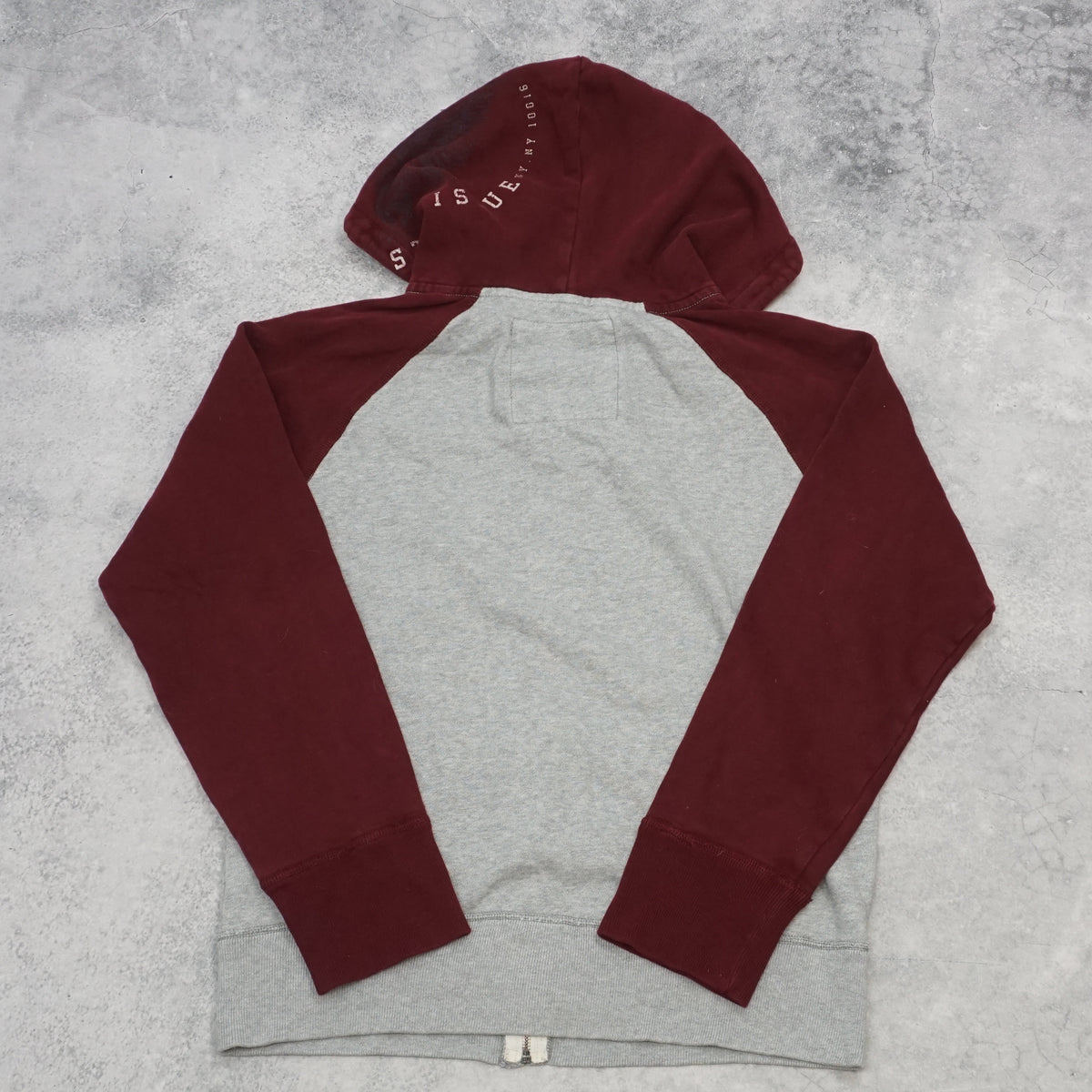 American Eagle Outfitters Zip Up Raglan Graphic Hoodie
