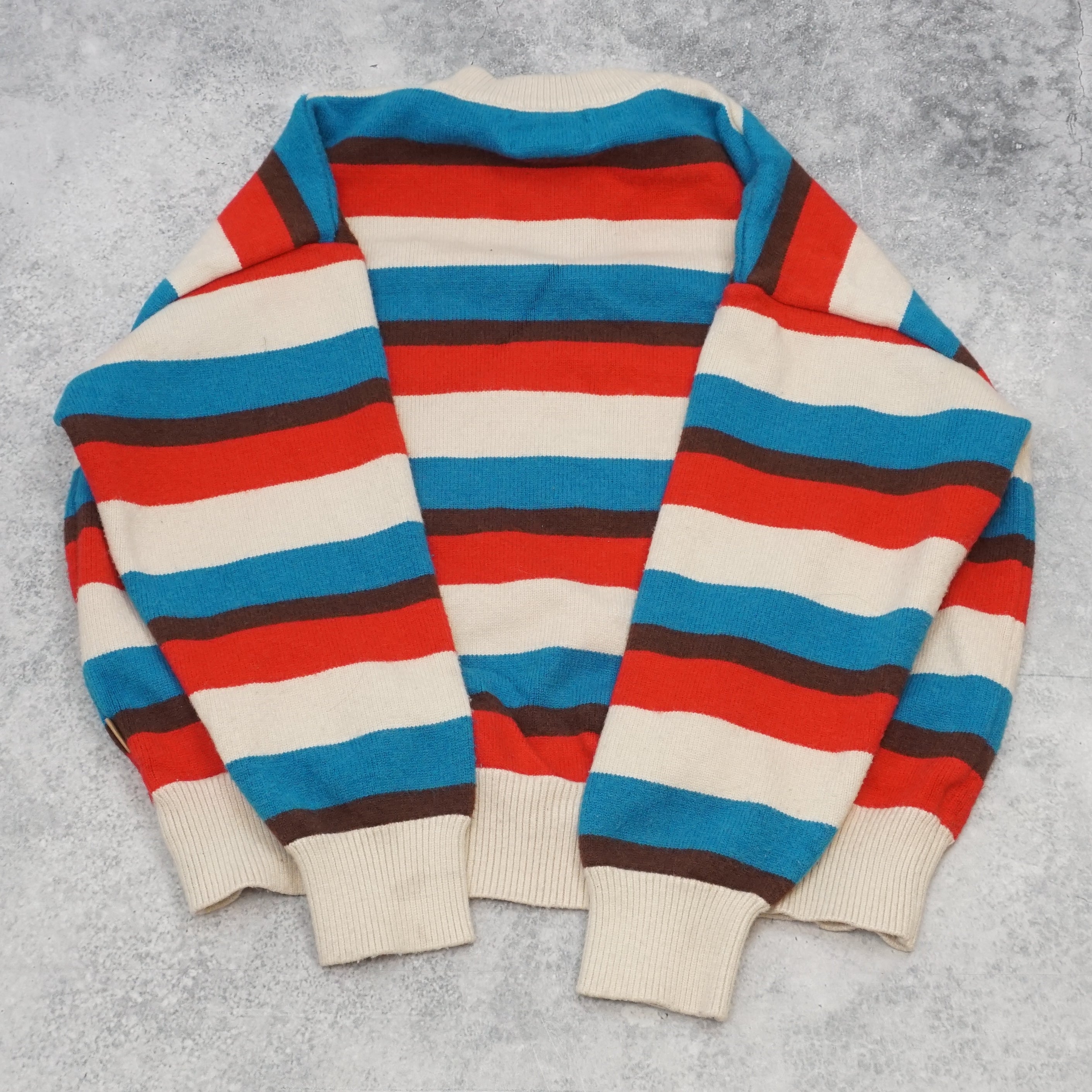 M.P Studios Striped Oversized Knit Sweater