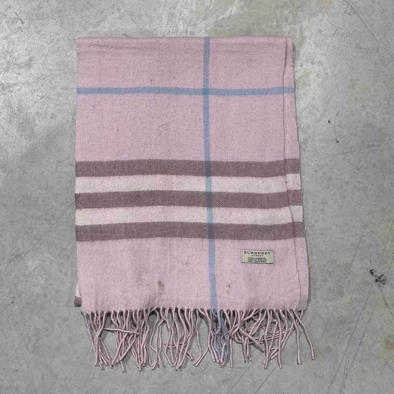 2000s Burberry Striped Scarf