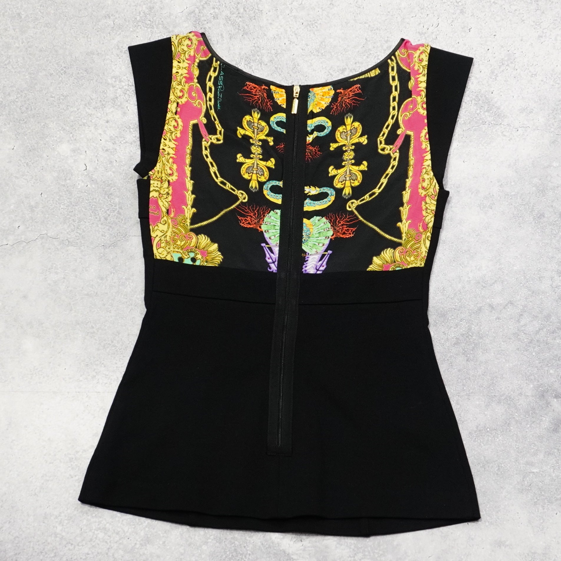 2000s Roberto Cavali Patterned Top