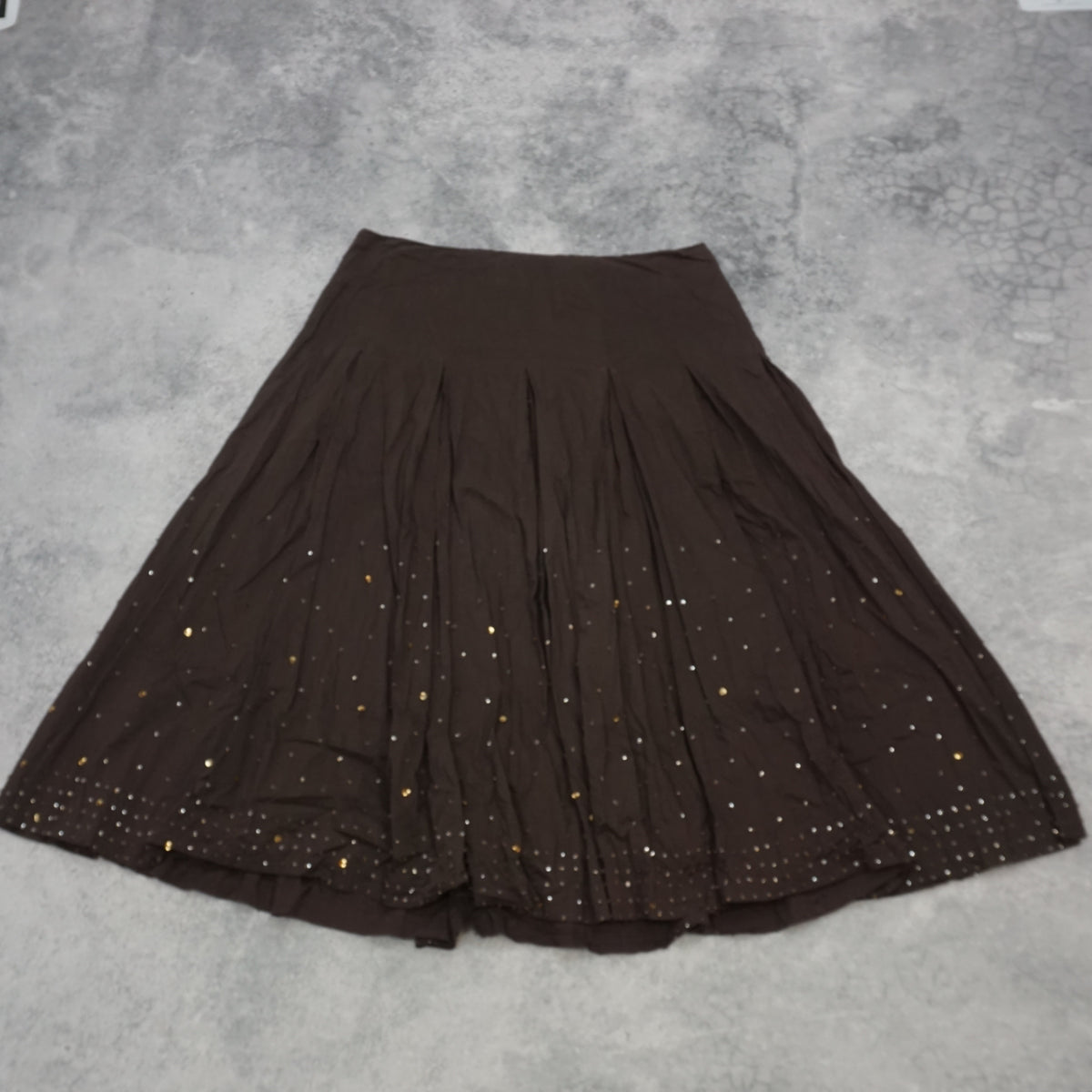 2000s Yarra Trail Pleated Sequin Skirt