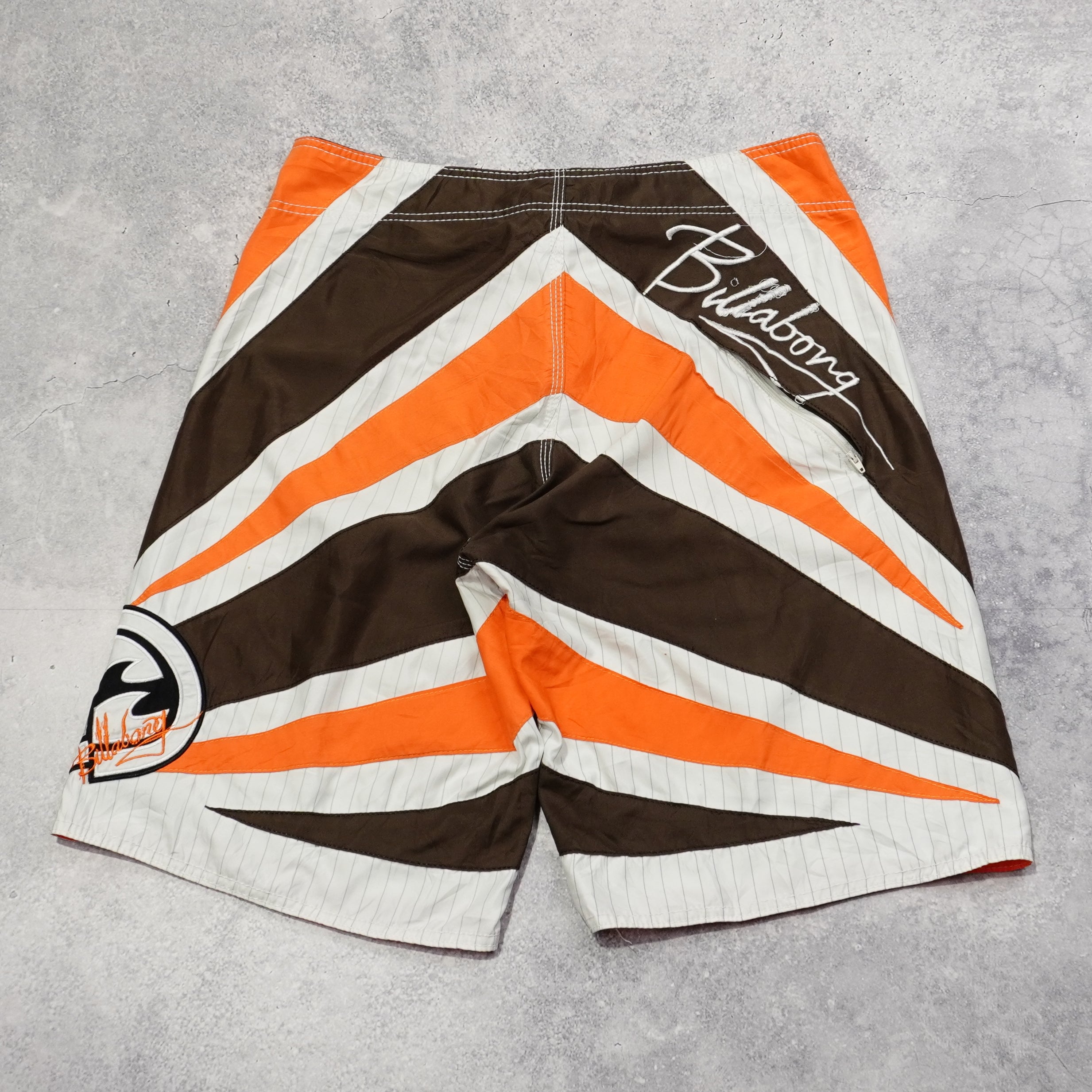 2000s Billabong Surfing Patterned Board Shorts