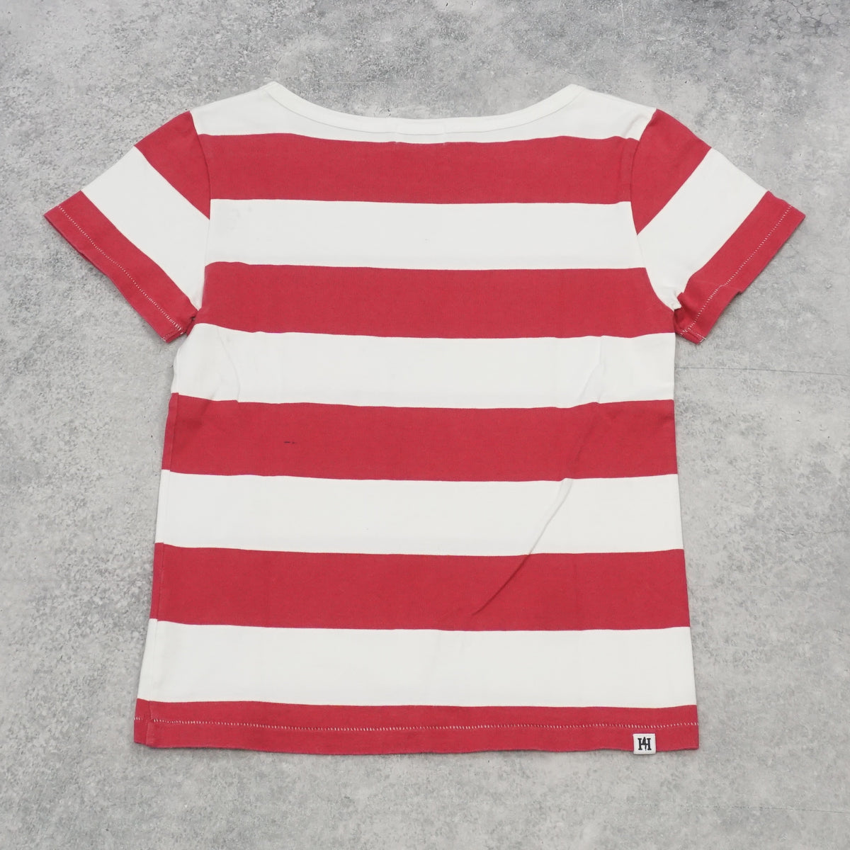 2000s Hysteric Glamour Striped Pocket Devil Girl T-Shirt