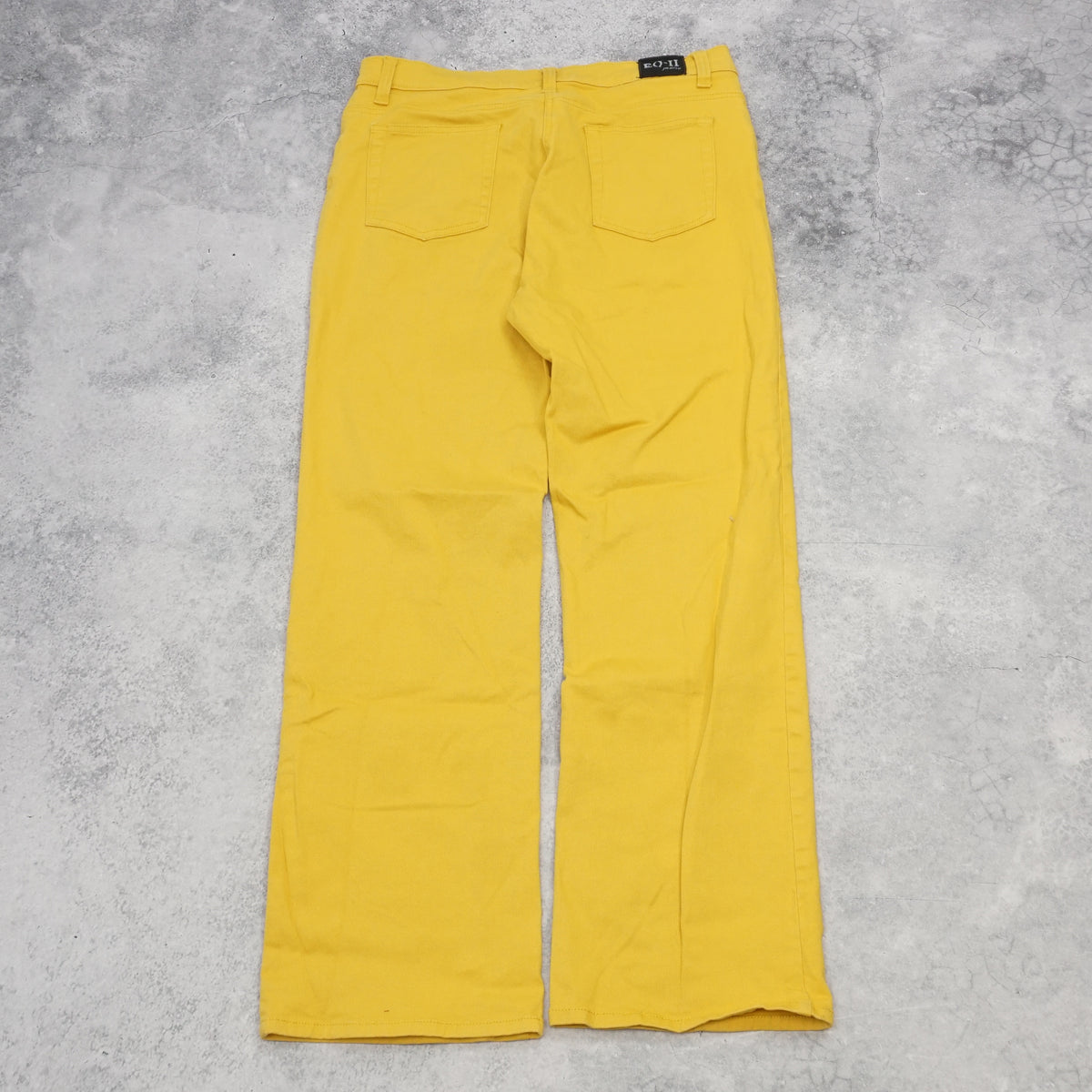 2000s EQ-II Yellow Straight Leg Jeans