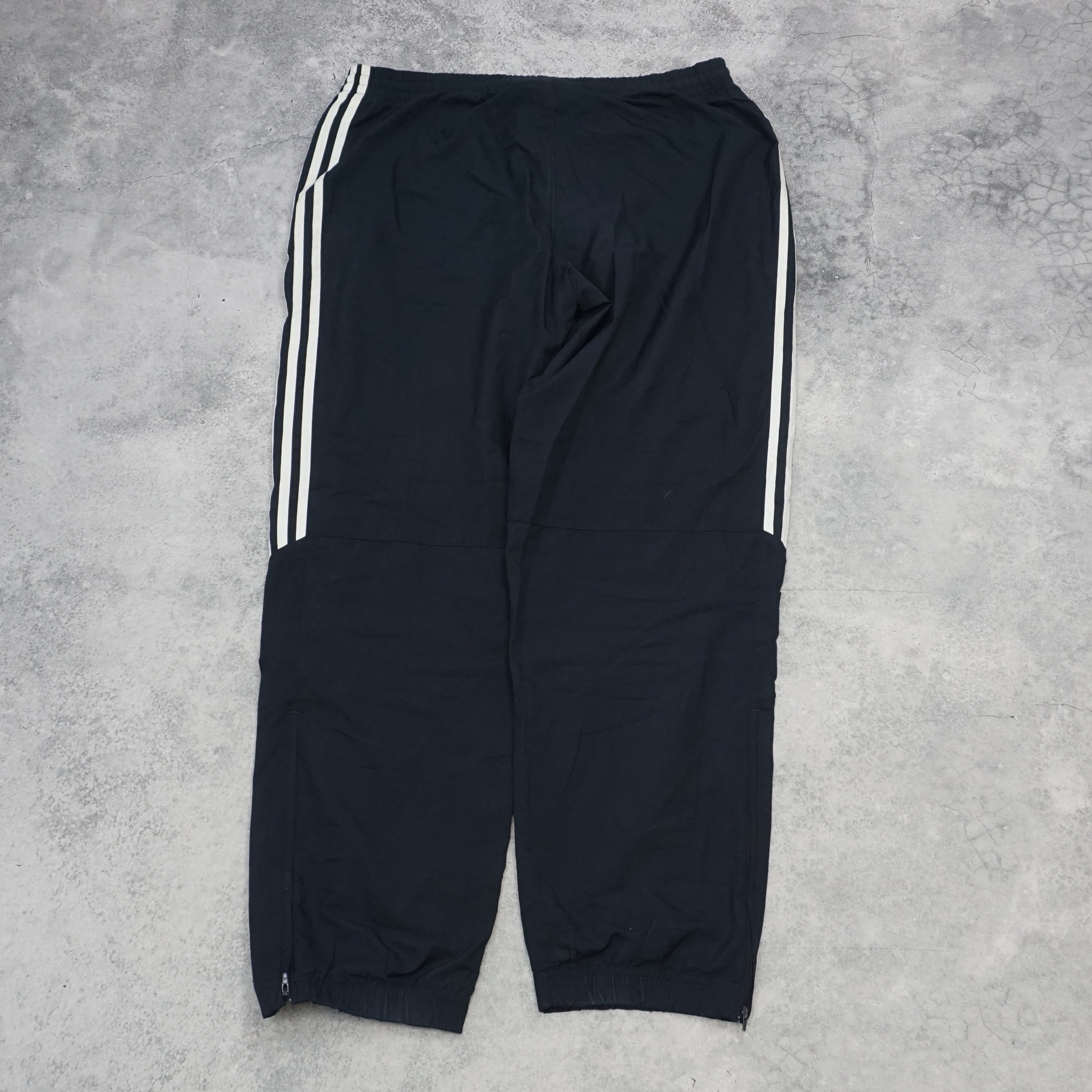 2000s Adidas Three Stripe Woven Track Pants