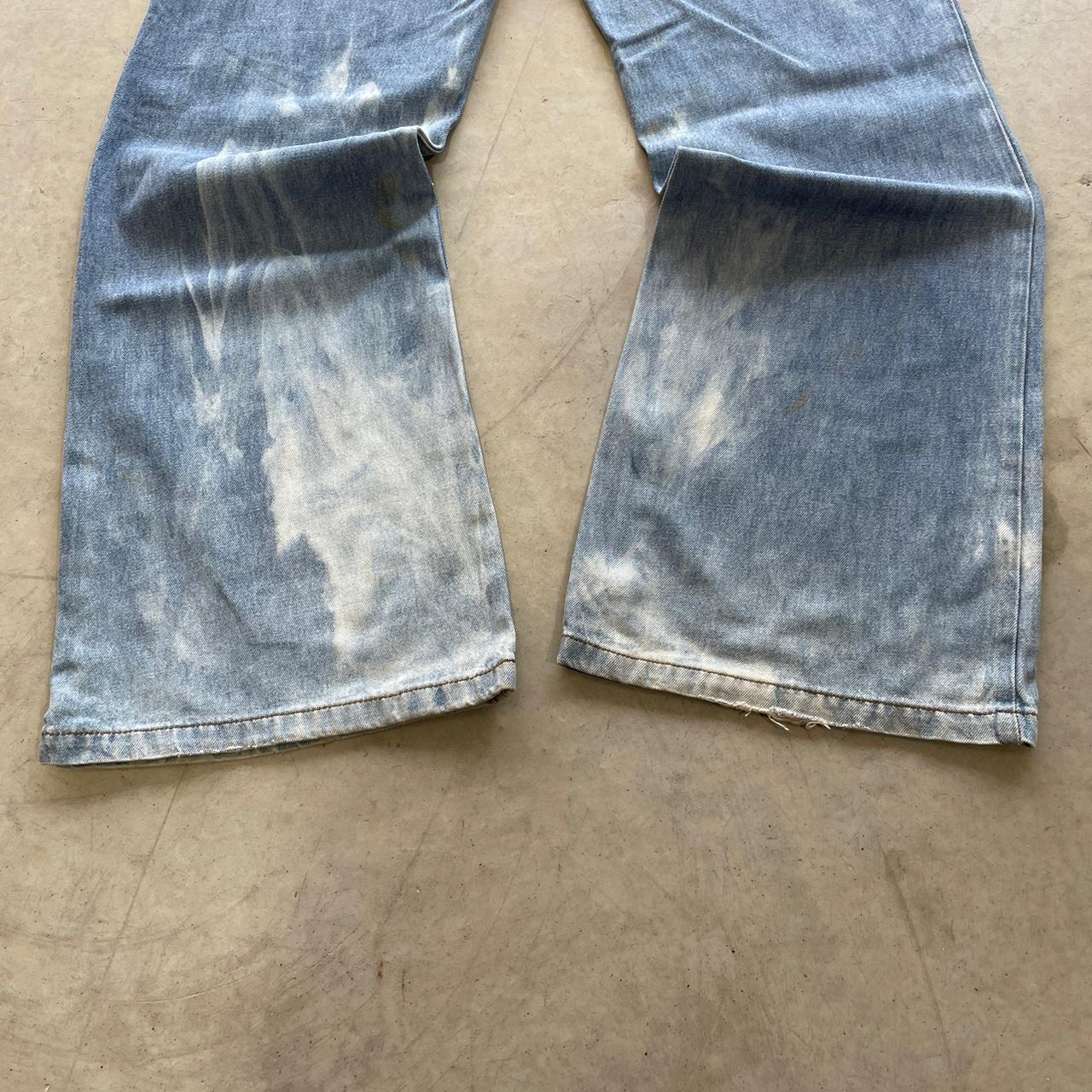 2000s Chunwnggao Distressed Jeans Wide Leg