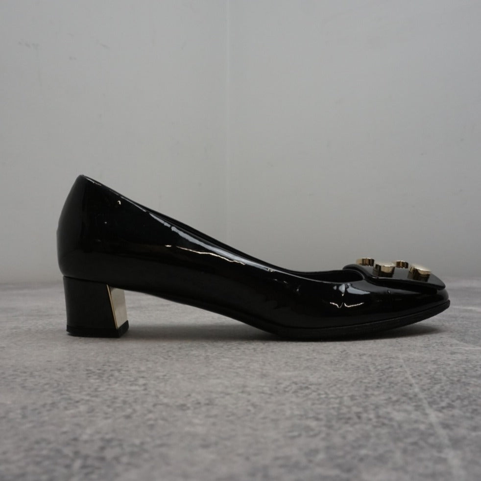 Gucci Patent Leather Block Heel Heels