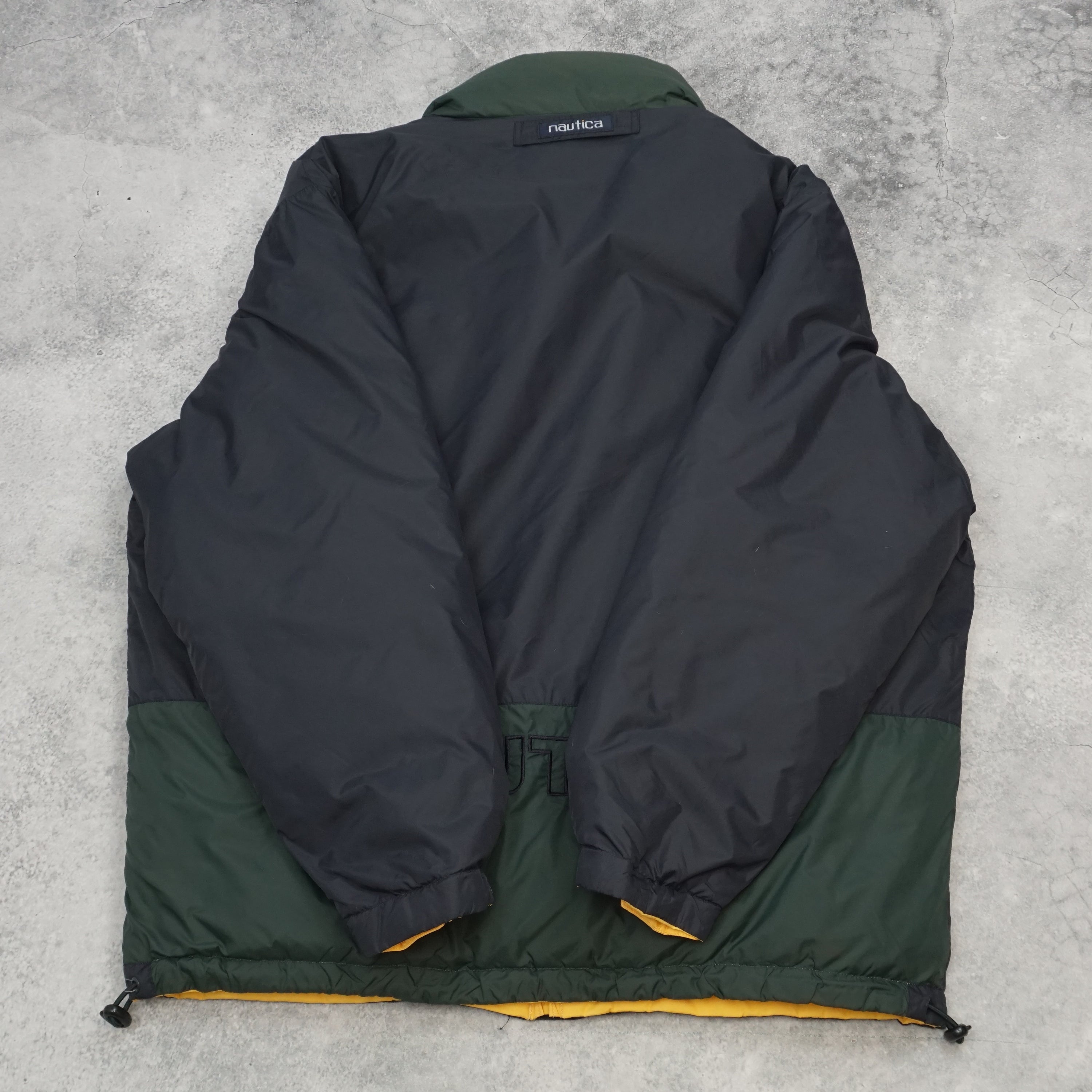 90s Nautica Puffer Color Block Jacket