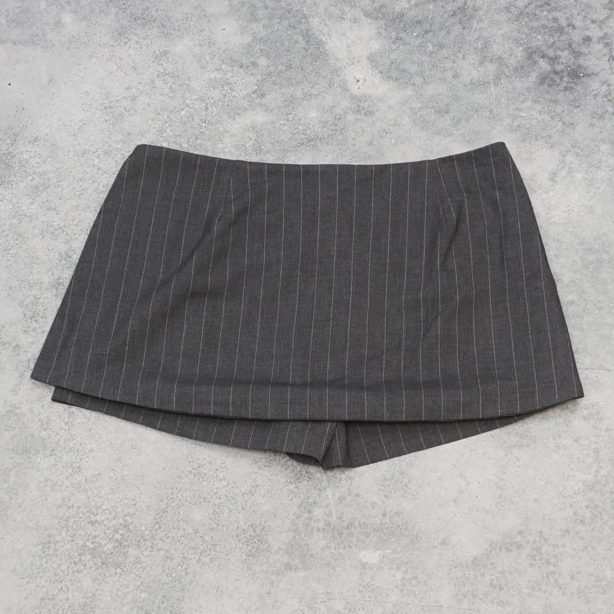 Alice In The Eve Pinstripe Skort Wrap Mini Skirt