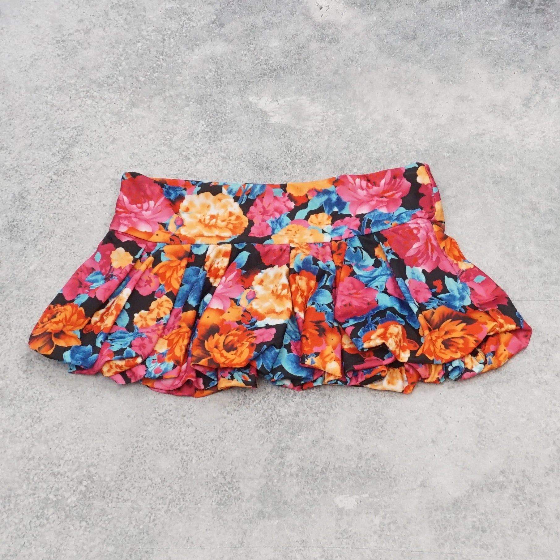 Newlyme Floral  Mini Skirt