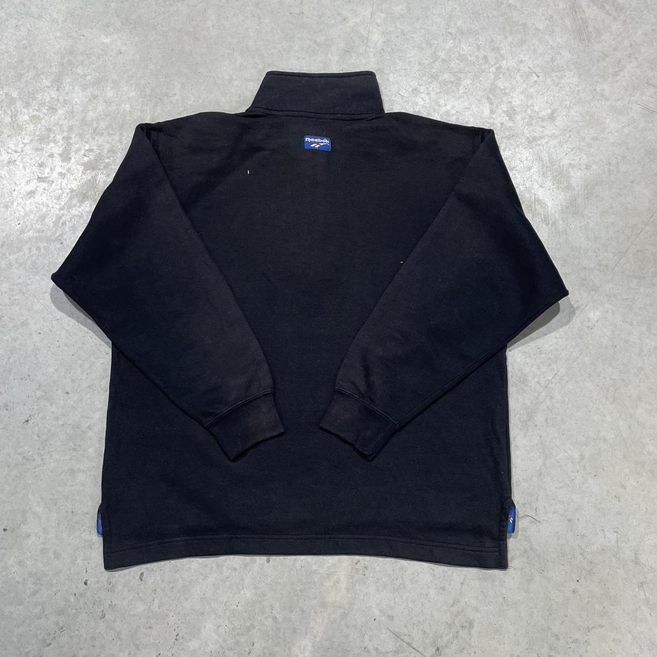 2000s Reebok Oversized Quarter Zip Sweater