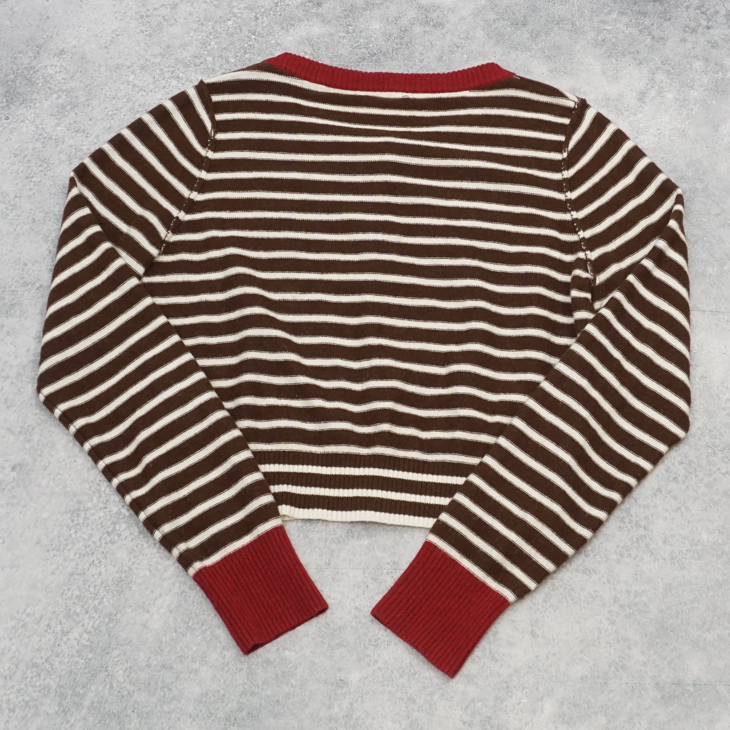 Entro Striped Cropped Knit