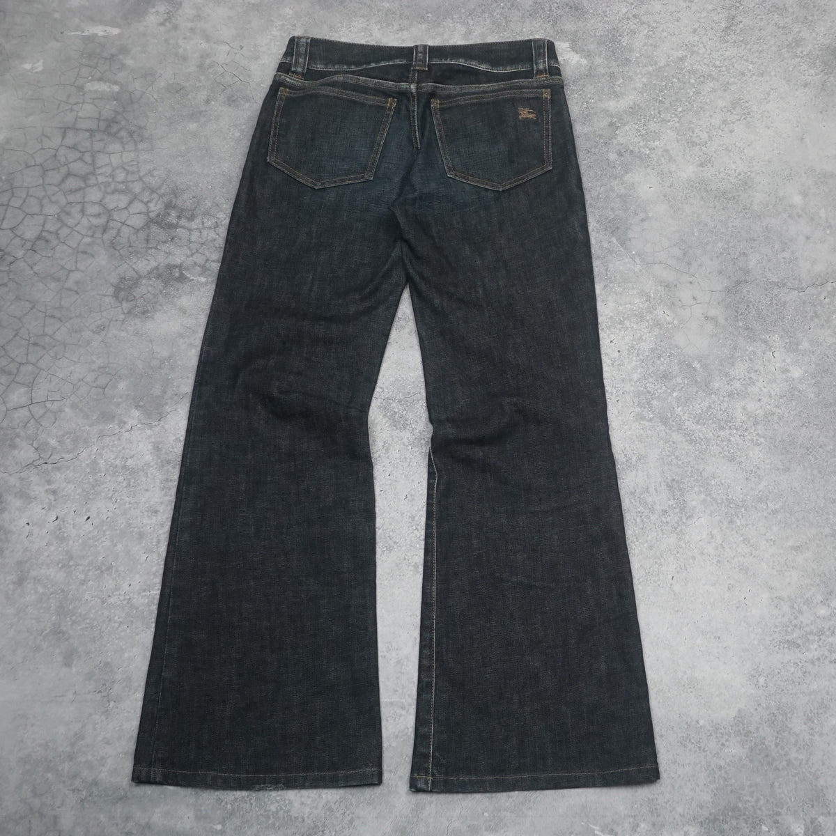 2000s Burberry's Blue Label Dark Wash Flare Jeans