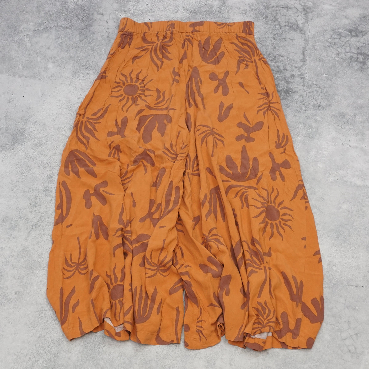 Abel The Label Wide Leg Printed Pants
