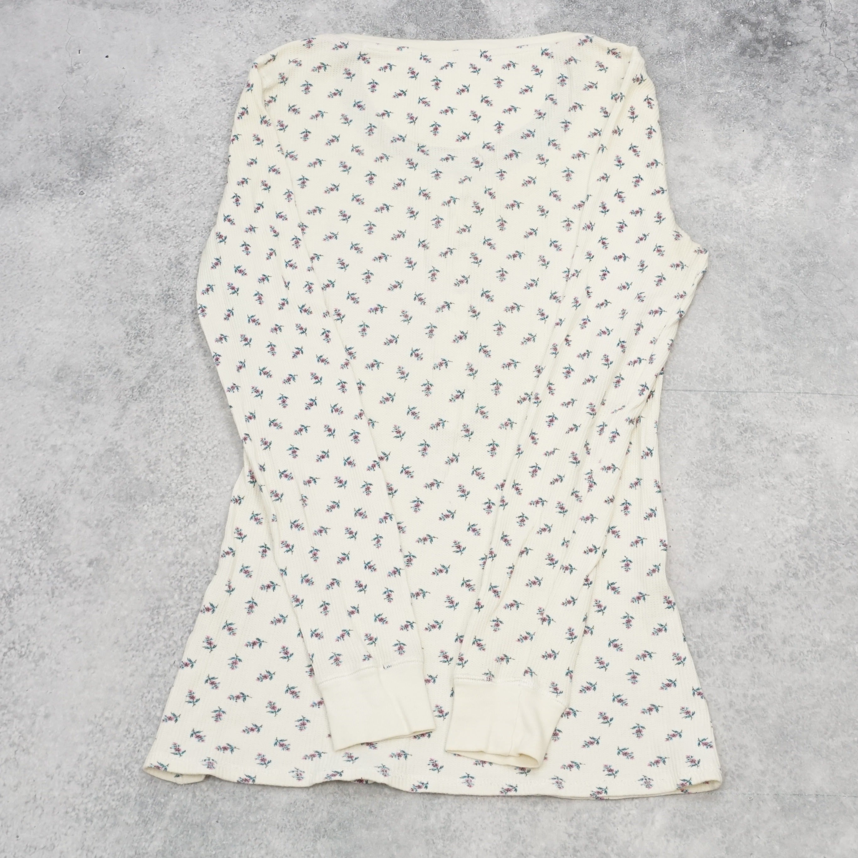 Jack Wills Floral Print Top Long Sleeve