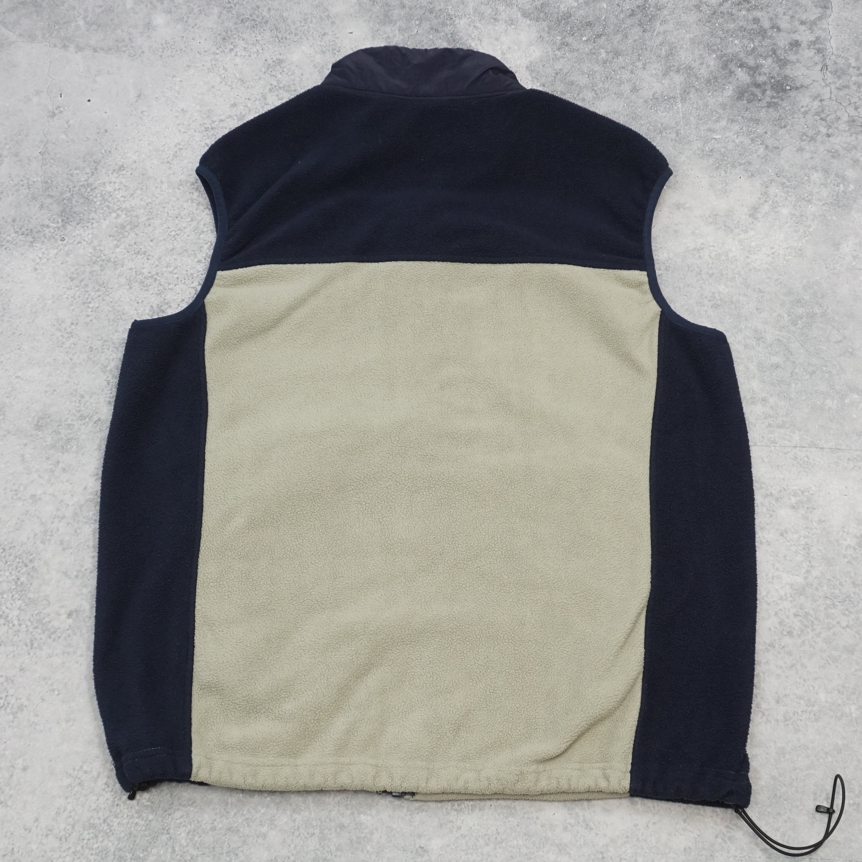2000s Rusty Colour Block Vest Fleece