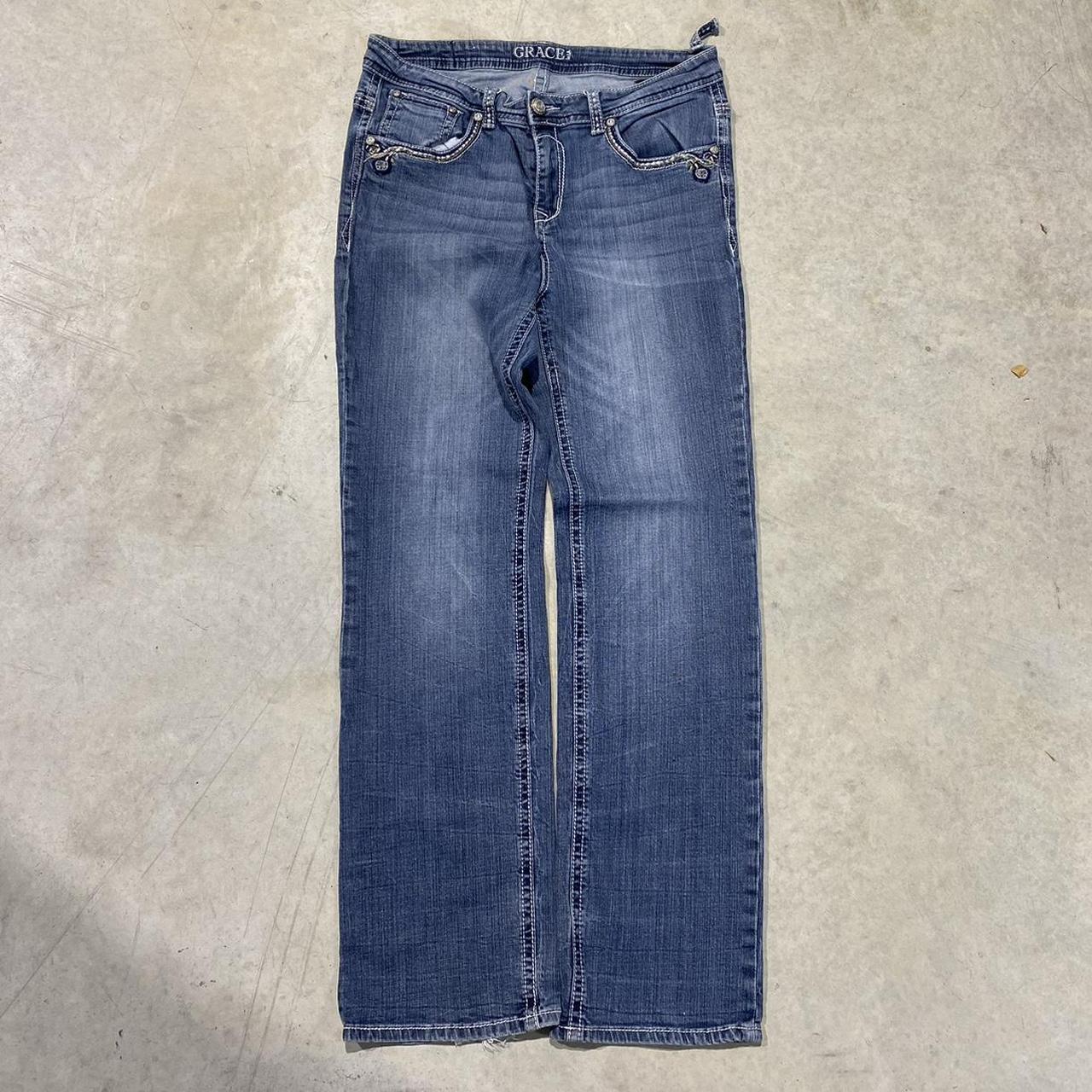 2000s Grace Embroidered Jeans