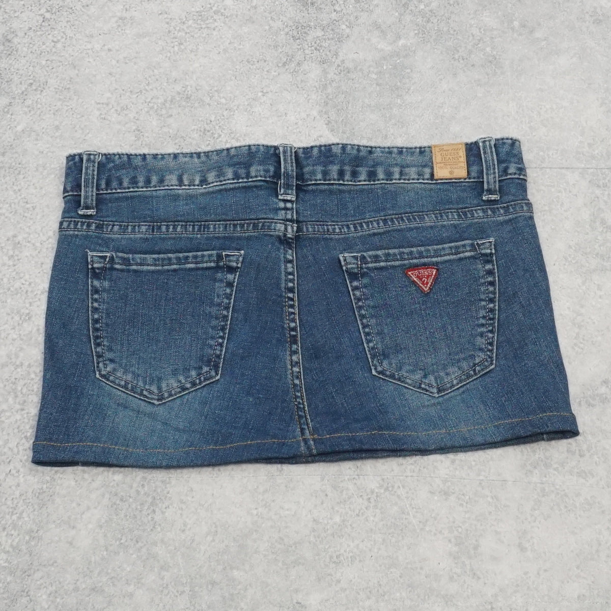 2000s Guess Jeans Low Rise Mini Skirt Denim