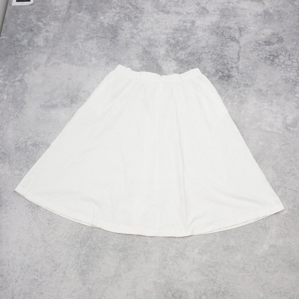 2000s Lesa Fashion Linen Flared Skirt