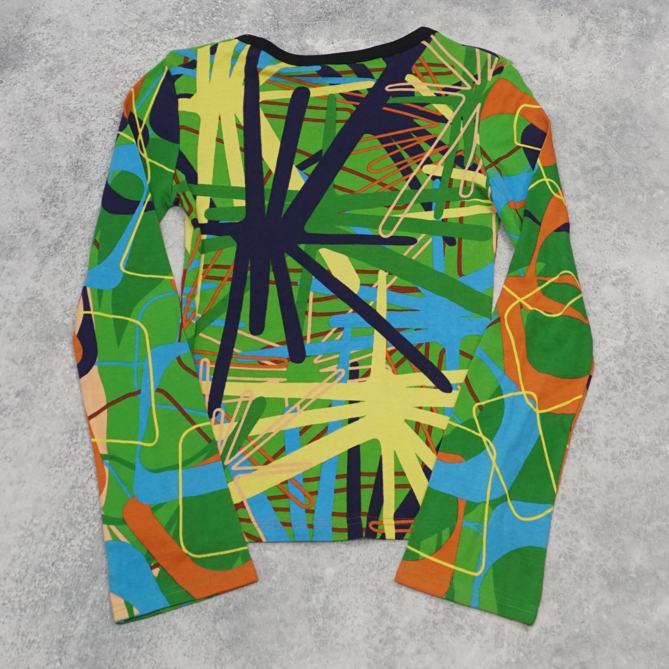 2000s Custo Graphic Print Top