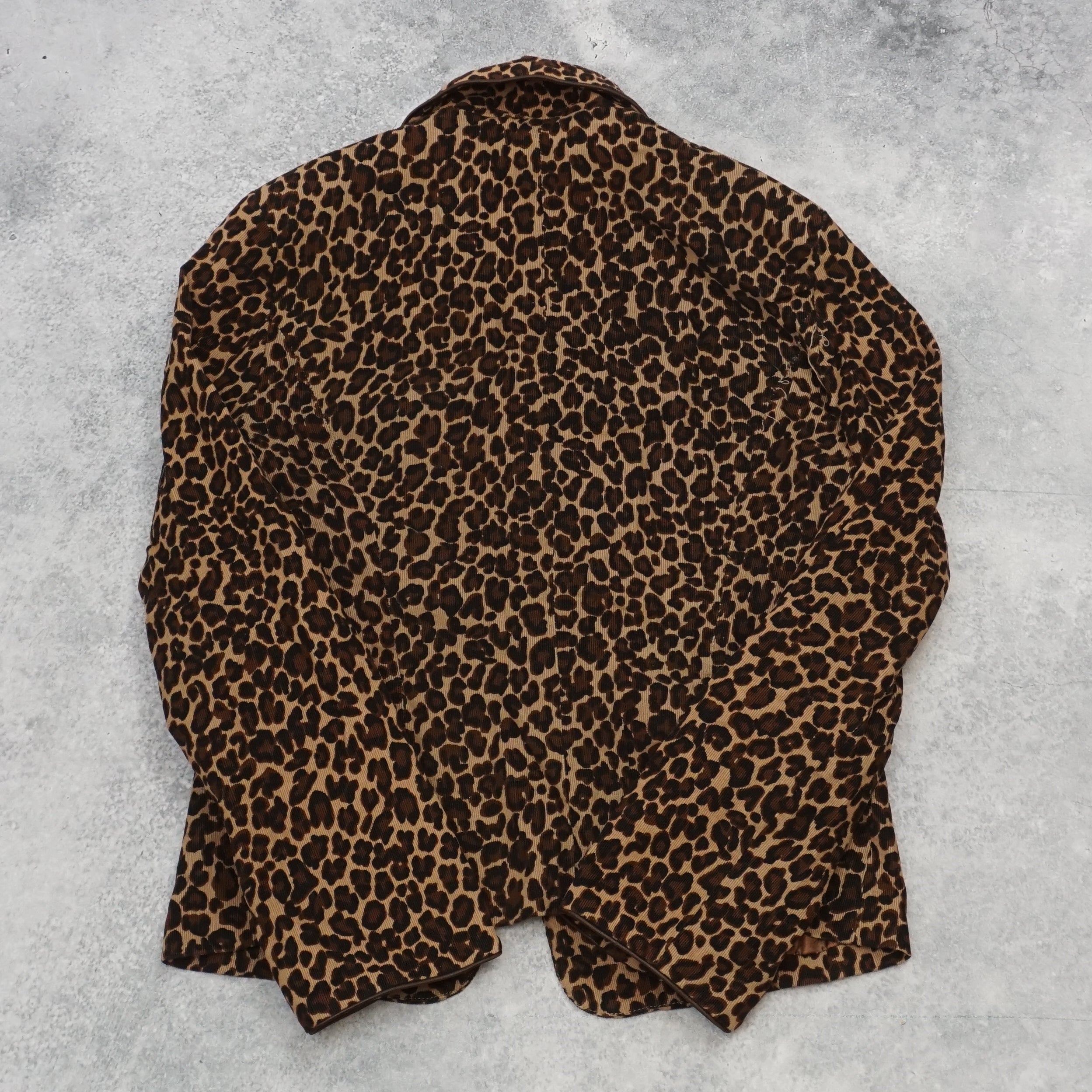 2000s Tight Hope Leopard Print Blazer