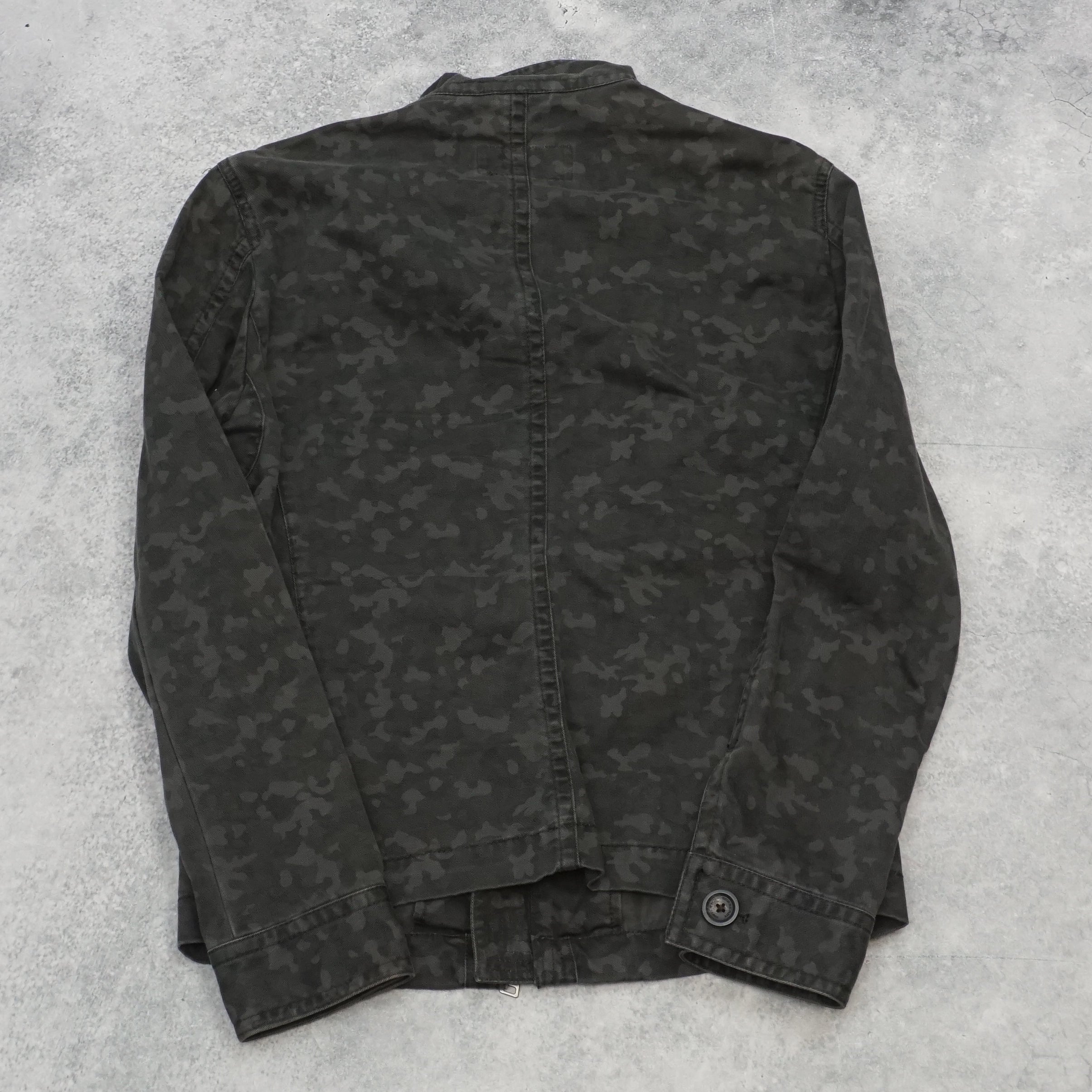 2000s Burberry Black Label Camo Military Jacket