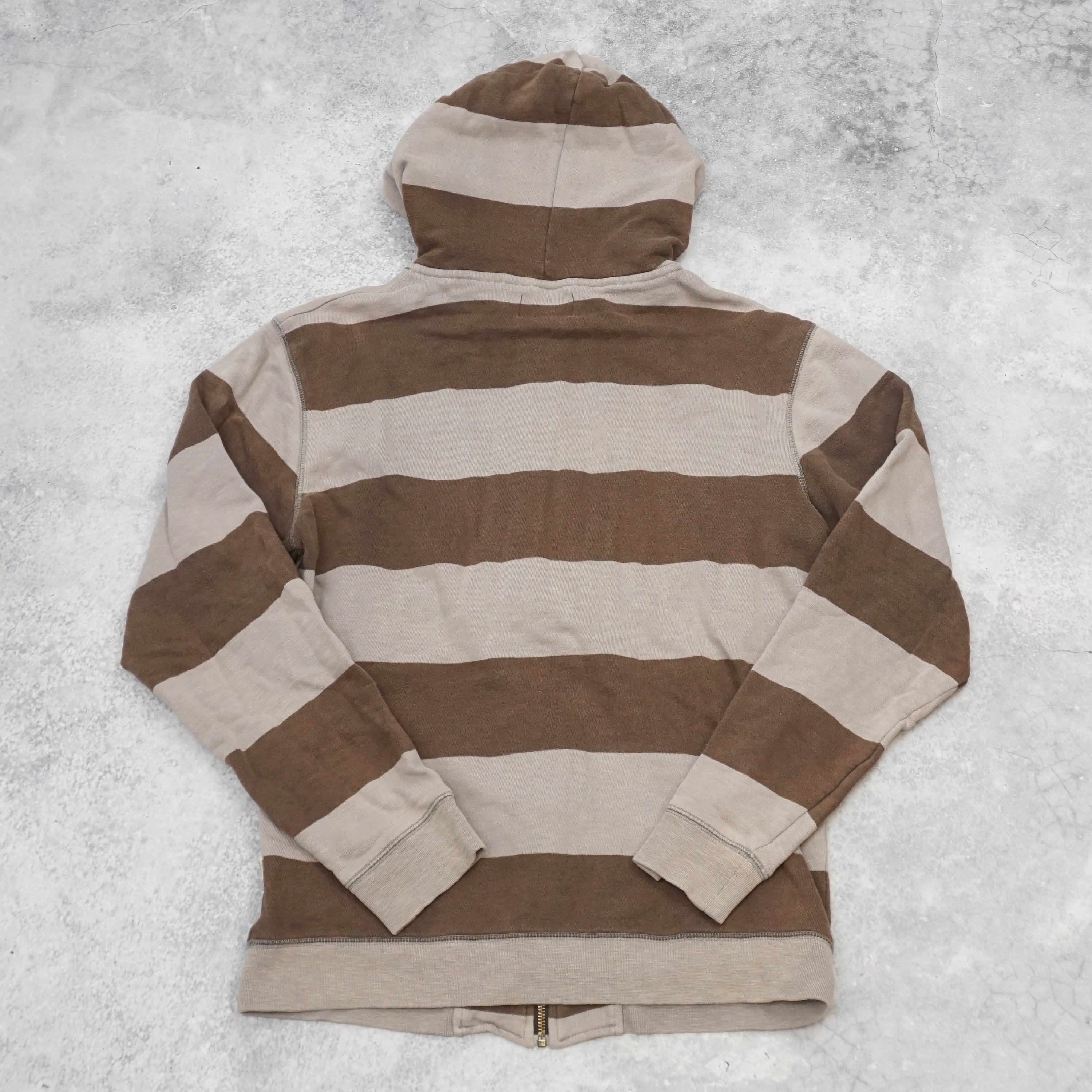 2000s Stussy Striped Hoodie