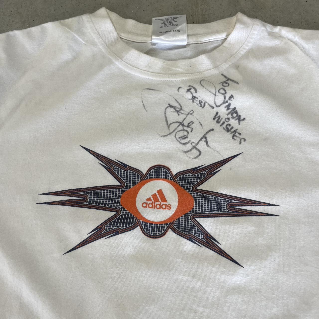 2000s Adidas Graphic Y2K T-Shirt Boxy