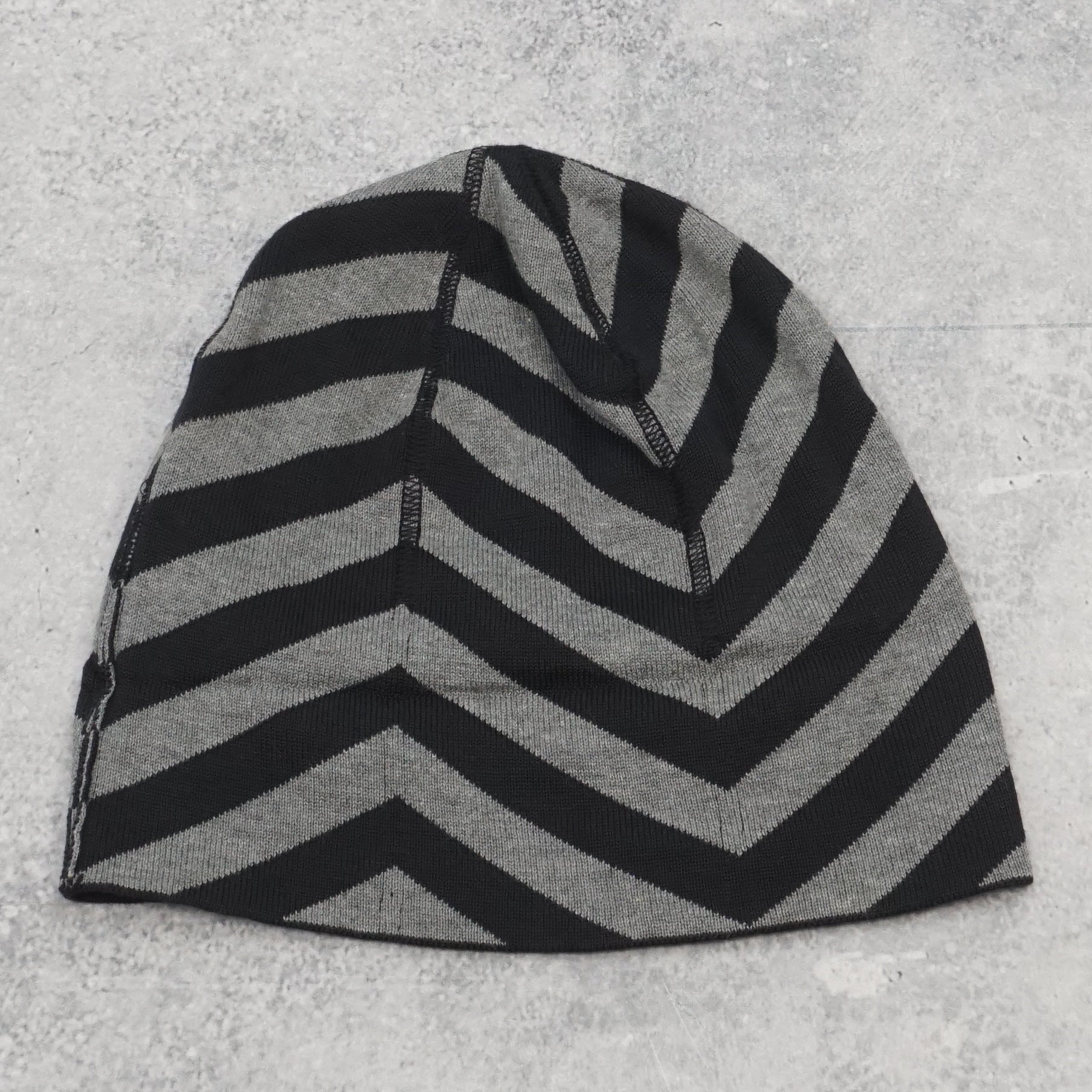 2000s Vivienne Westwood Chevron Stripe Orb Beanie