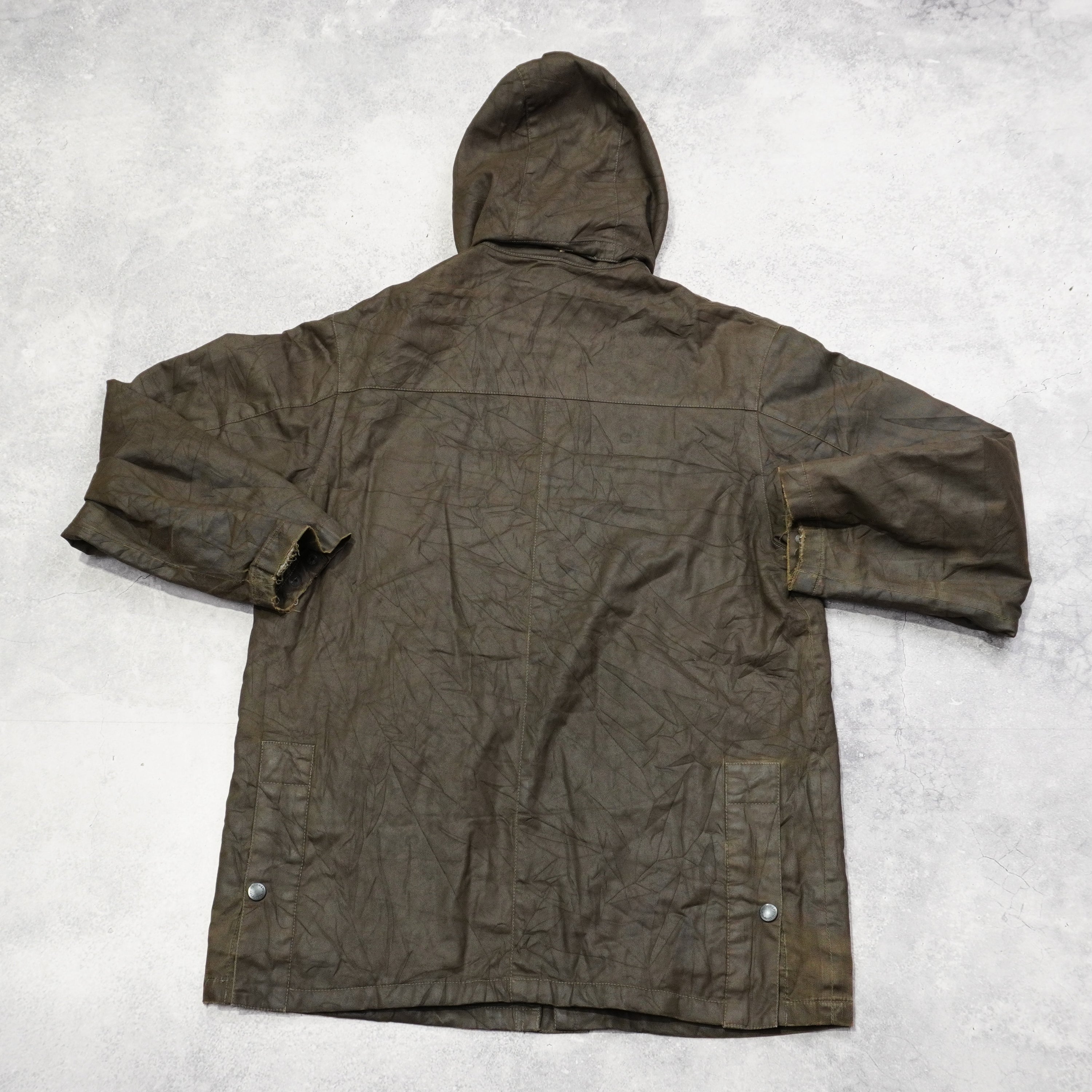 2000s Chaps Wax Coat Jacket