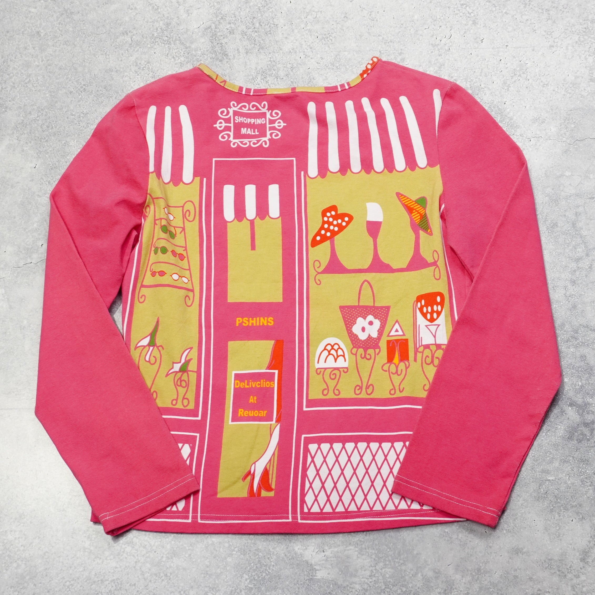 2000s Save the Queen Patterned Top