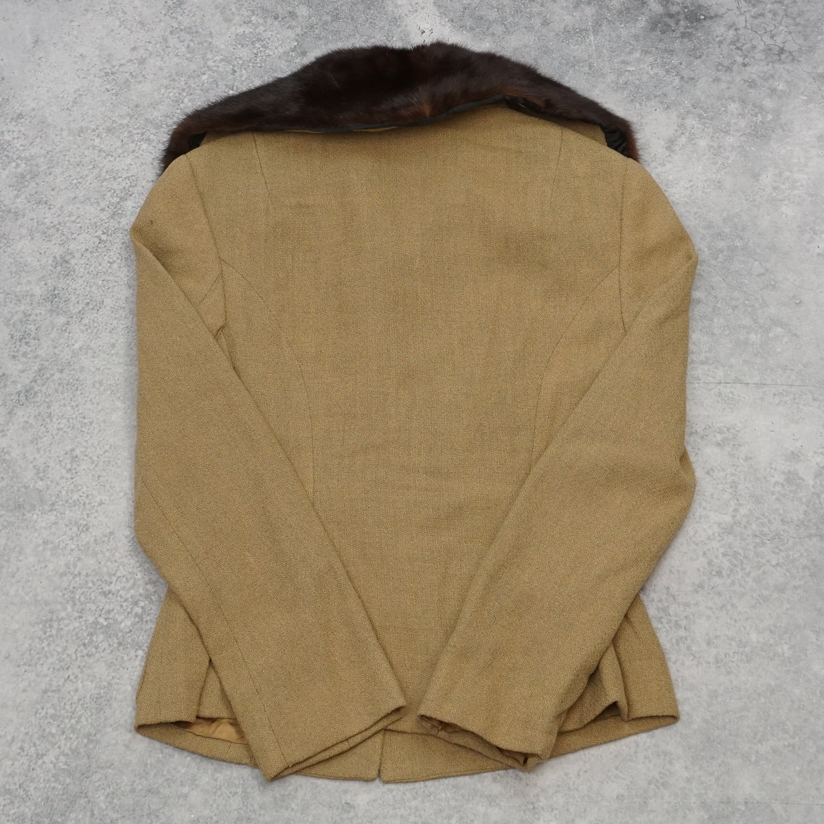 90s Dolce & Gabbana Fur Collar Jacket