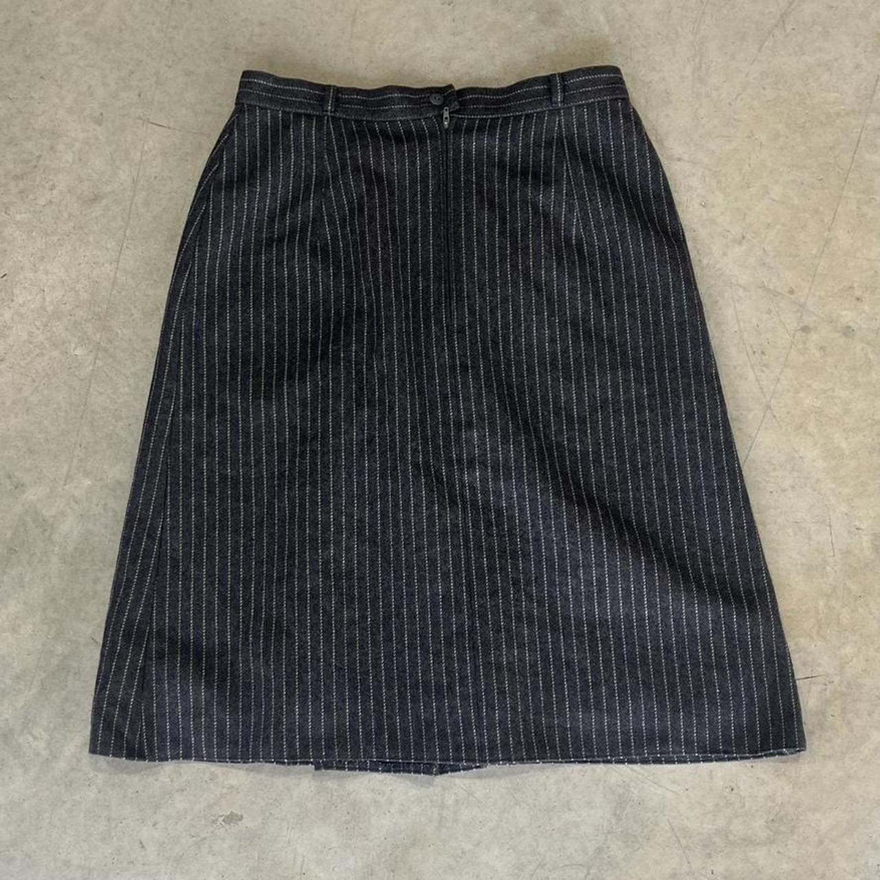 2000s Pinstripe Skirt