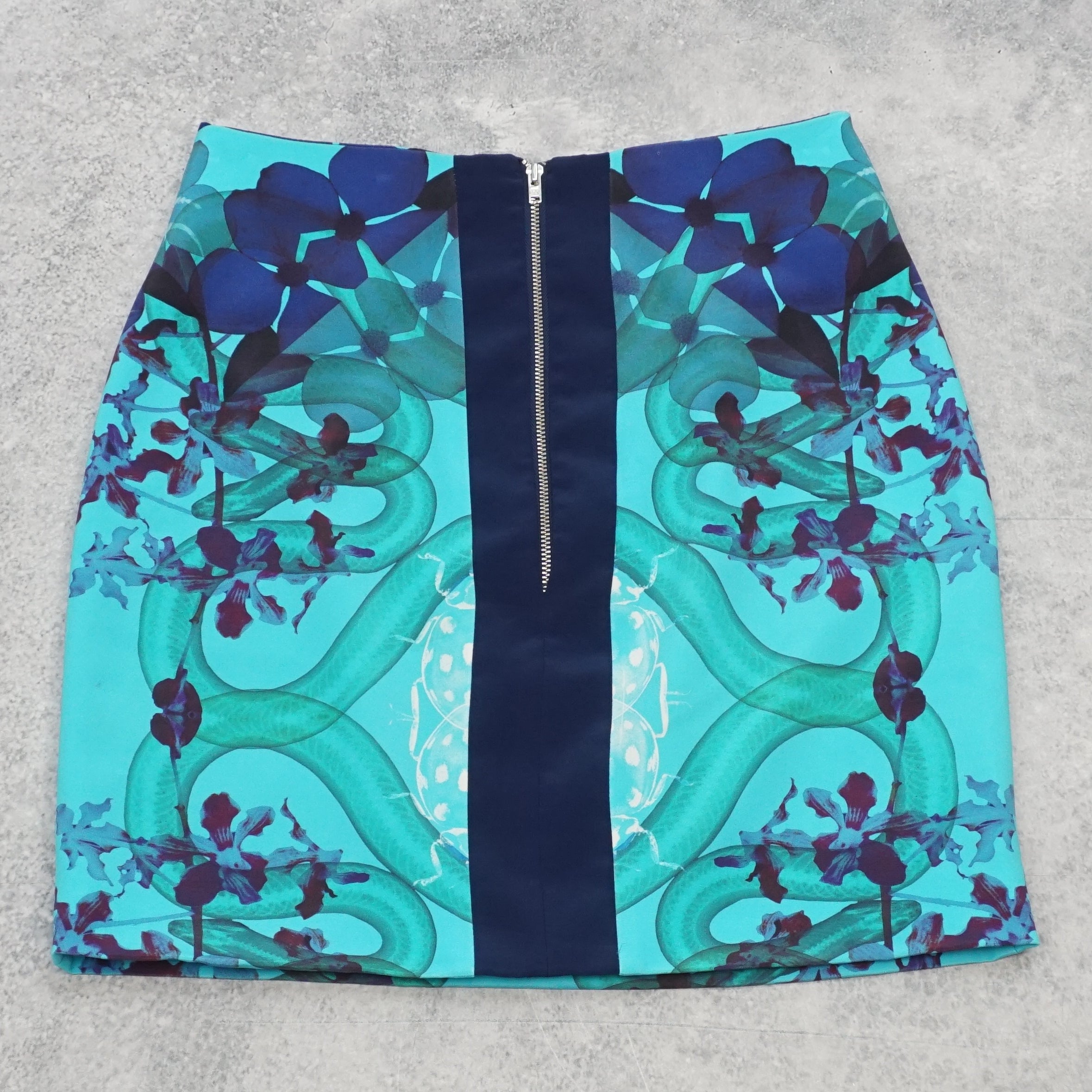 Michael Lo Sordo Floral Print Skirt