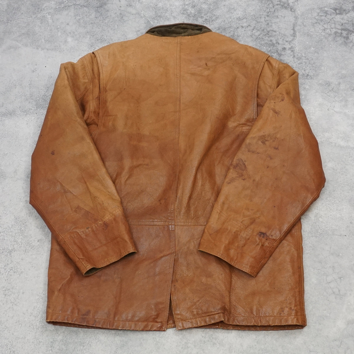 90s Marlboro Classics Quilted Lined Leather Jacket