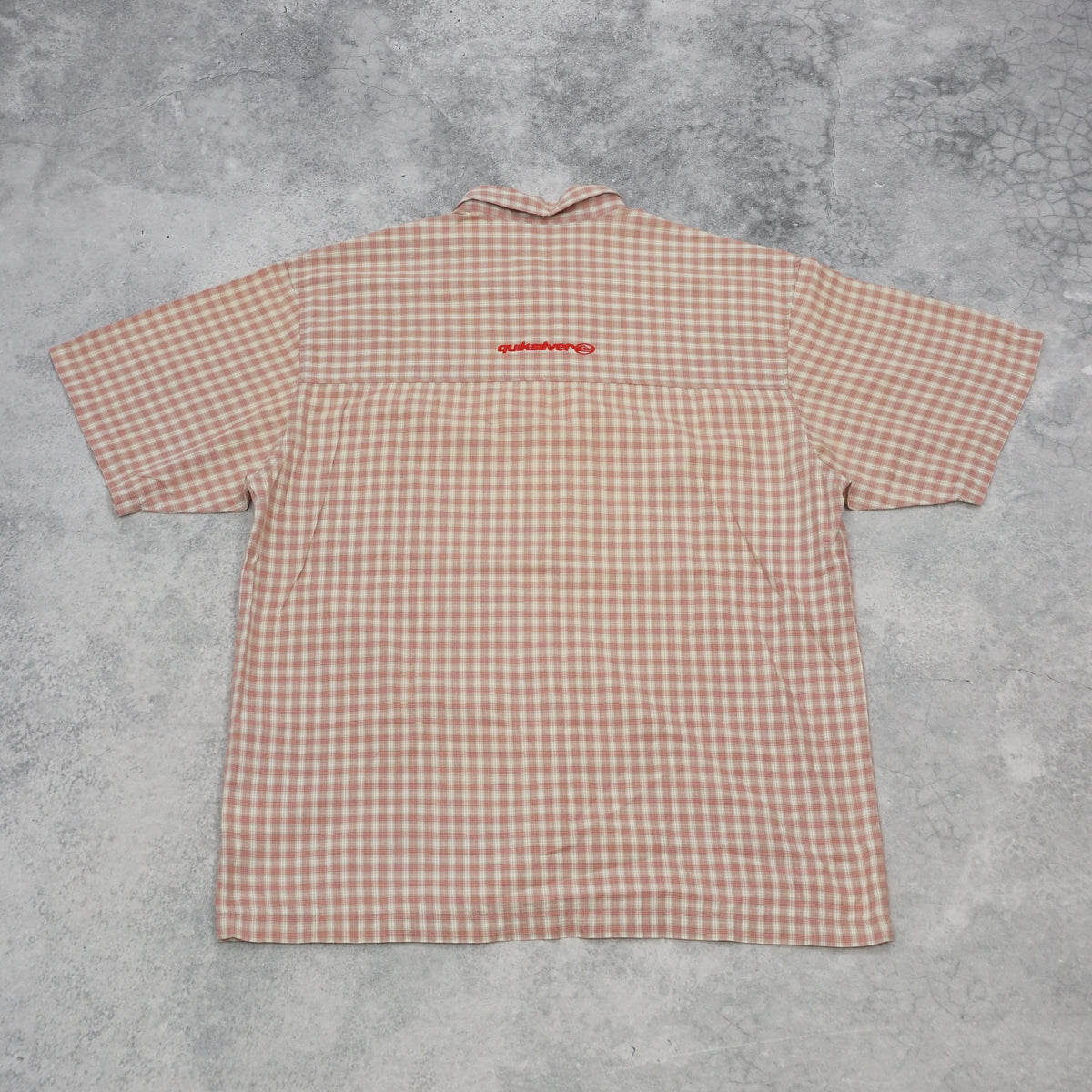 Quiksilver Short Sleeve Check Button Up